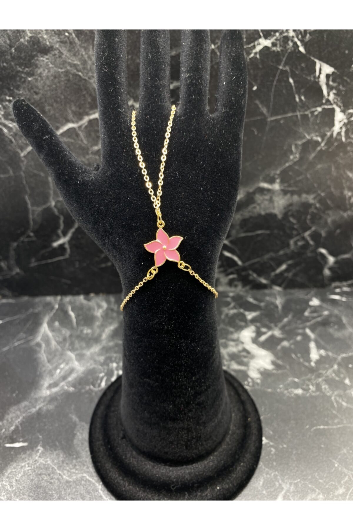 Noir Accessories Çiçek Desenli Şahmeran