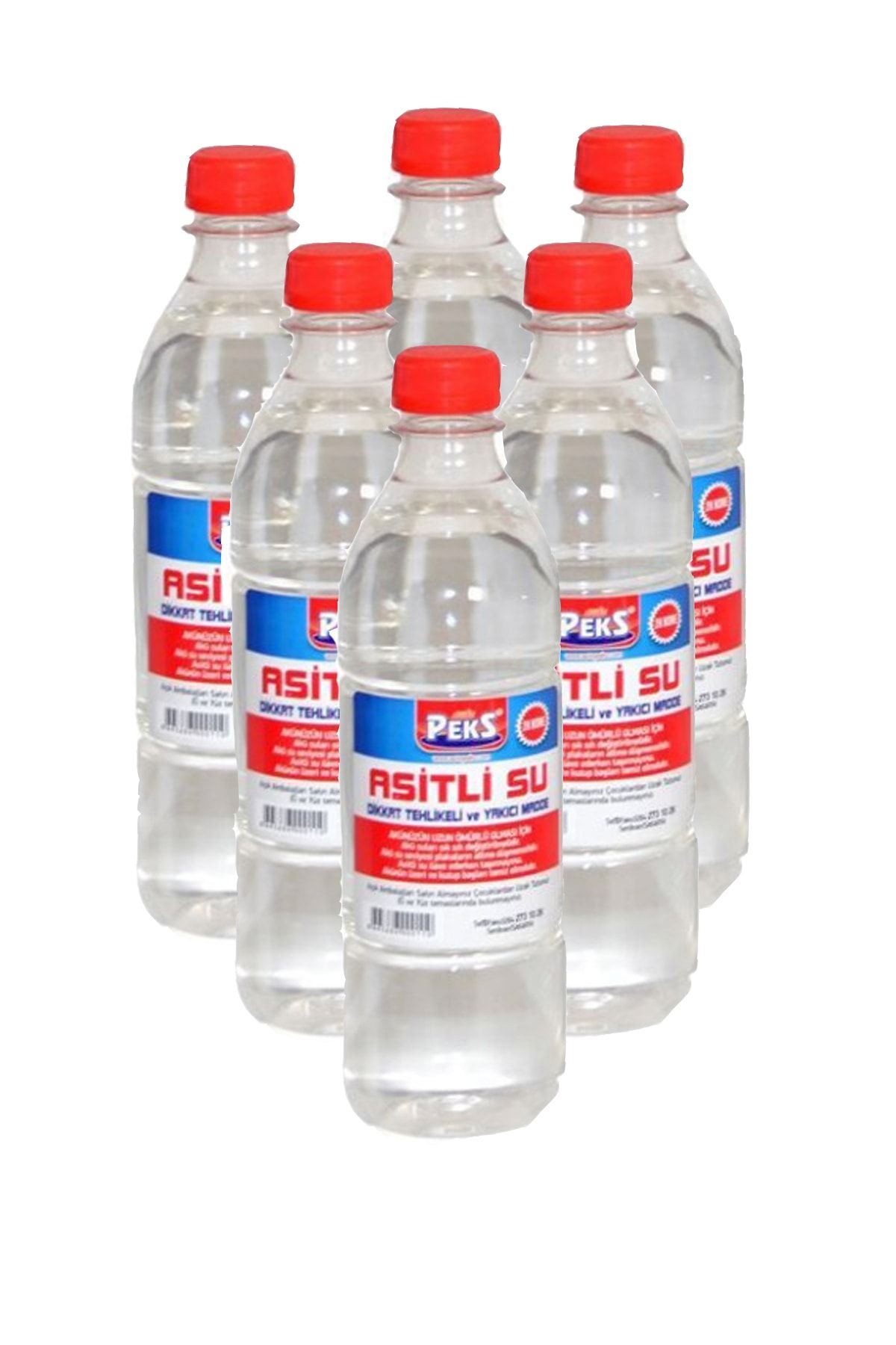 PEKSAN Asitli Su 500 ml 6 Adet