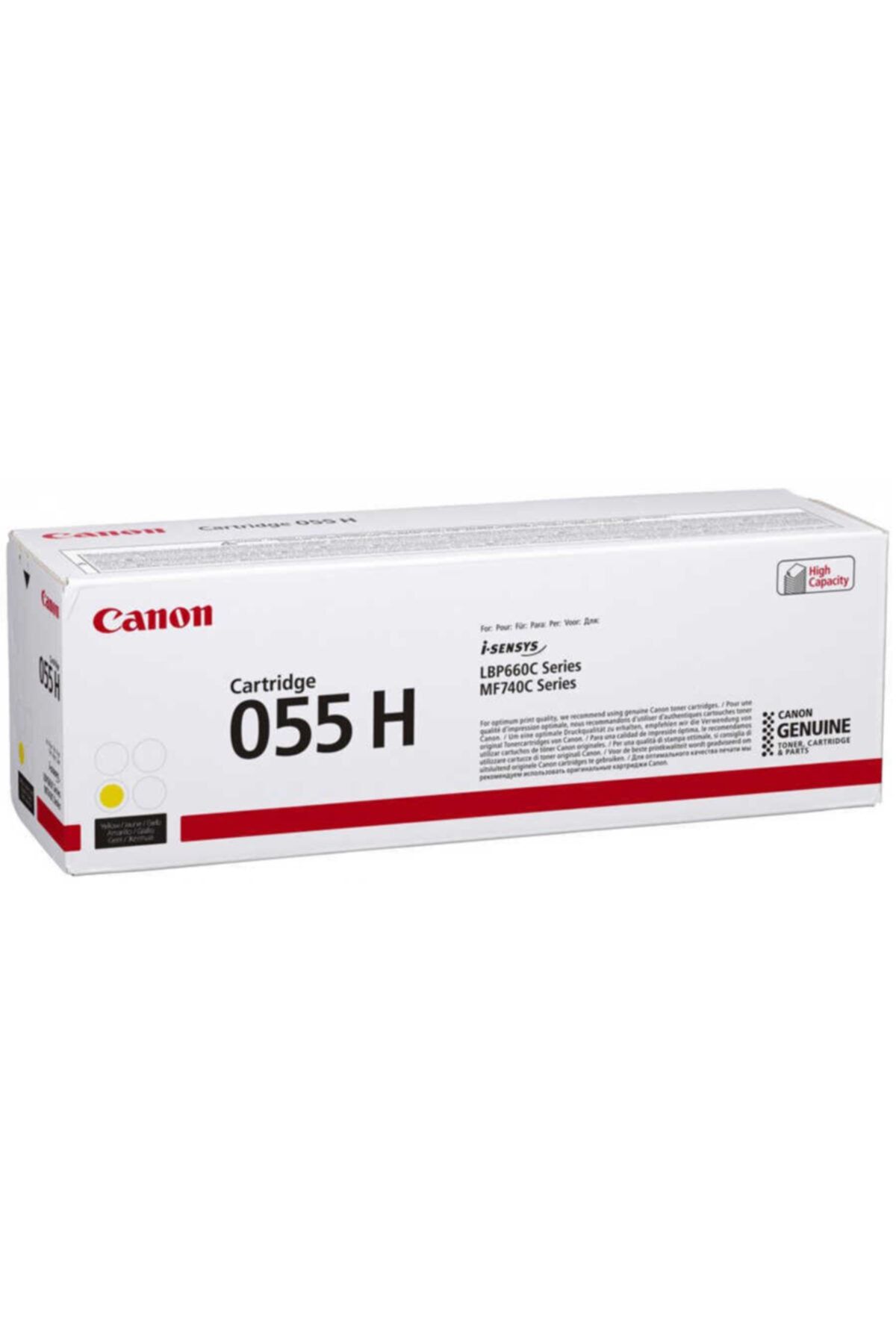 Canon Crg-055h/3017c002 Sarı Toner Yüksek Kapasiteli