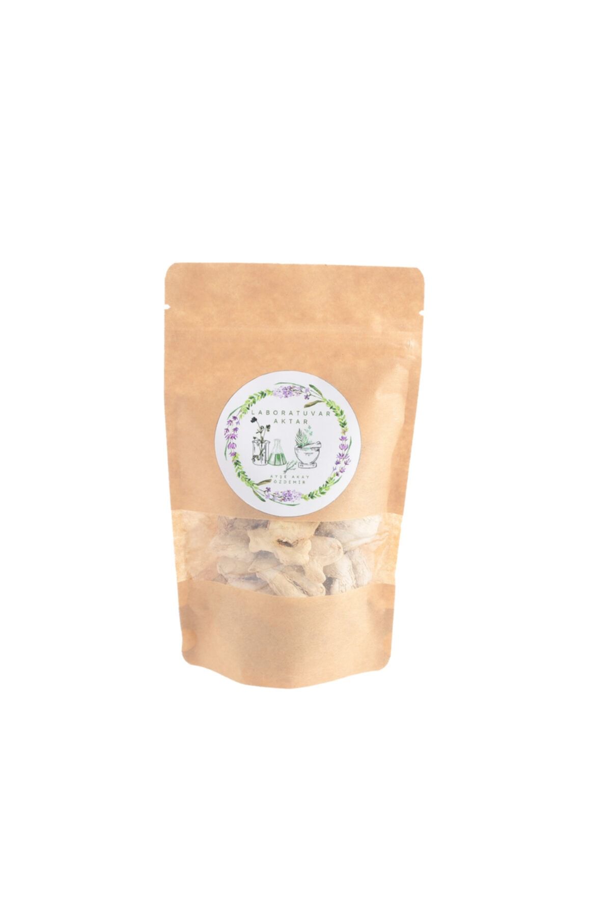 LABORATUVARAKTAR Kök Zencefil 50 Gr (kuru) Organik Doğal Saf Bitki Zingiber Officinale Roscoe