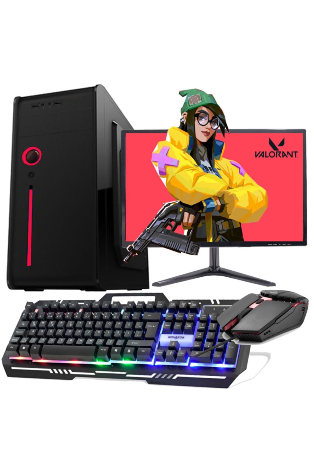 WARBOX Kılljoy - I5 750 8gb Ram 500gb Hdd R5 230 2gb Ekran Kartı 18.5\