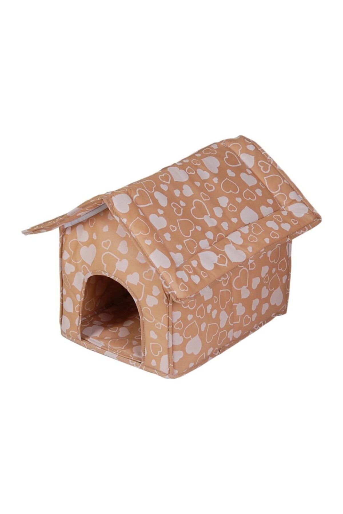 MESHUR STORE Evcil Hayvan Kedi Evi Kahve Rengi