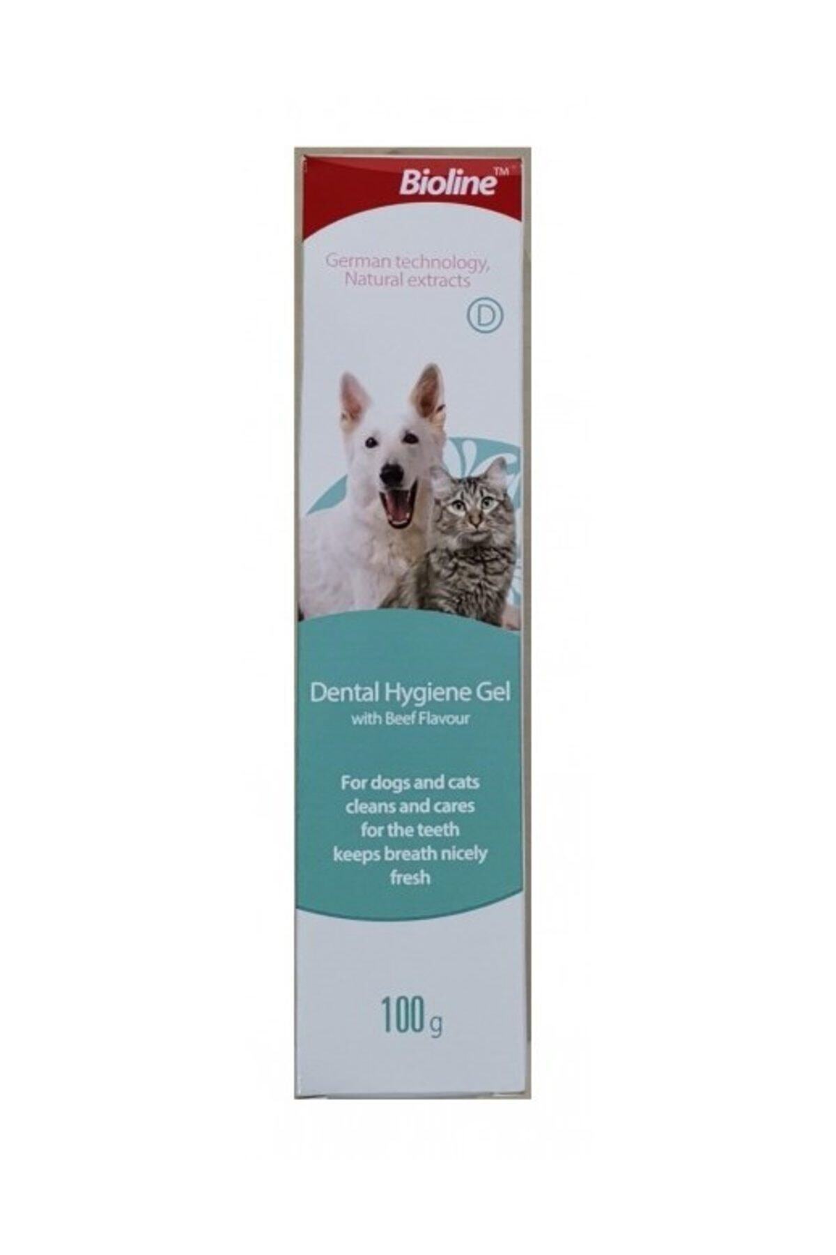 Bioline Kedi Ve Köpek Biftekli Diş Jeli 100gr