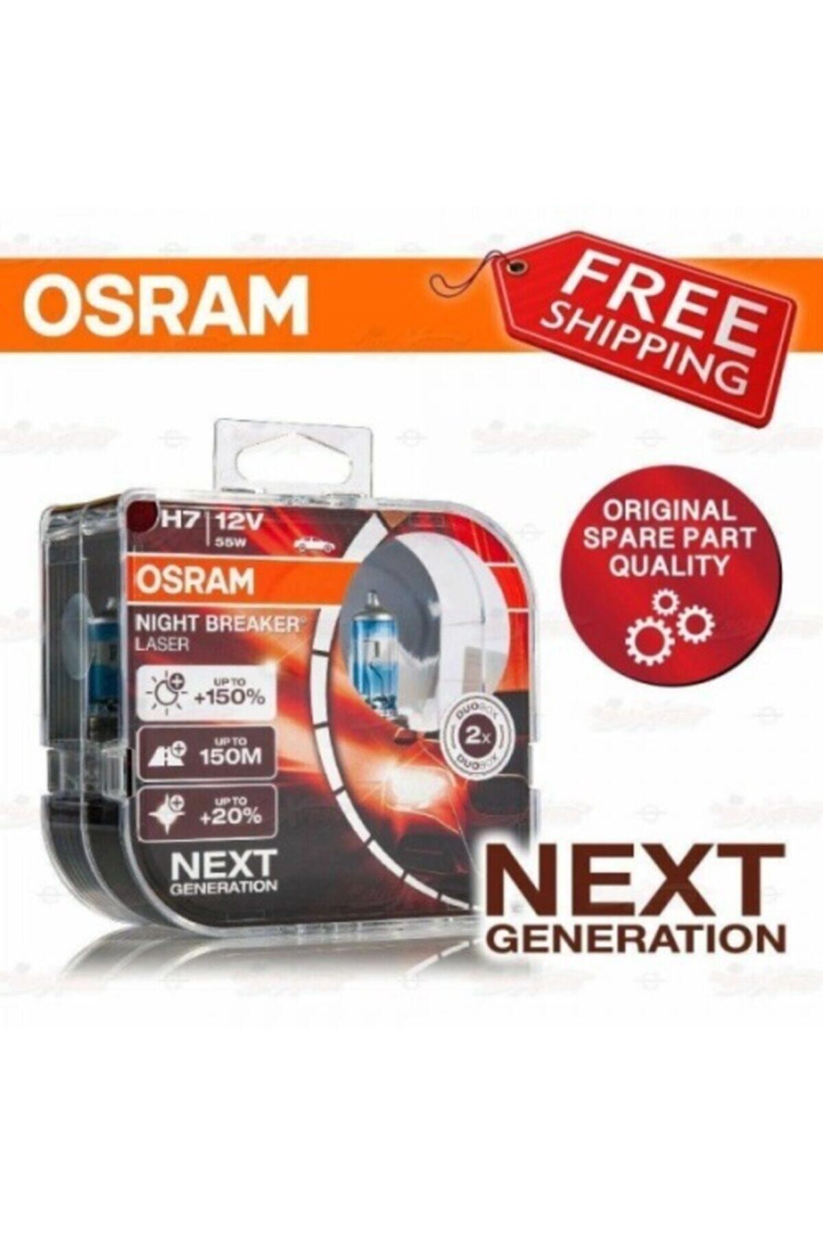 Osram Next Generation H7 Night Breaker Laser +%150 12v 55w 2'li