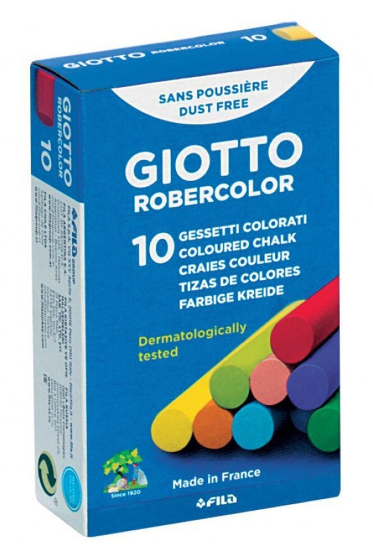 Giotto Robercolor Tebeşir Karışık Renkli 10`lu Kutu