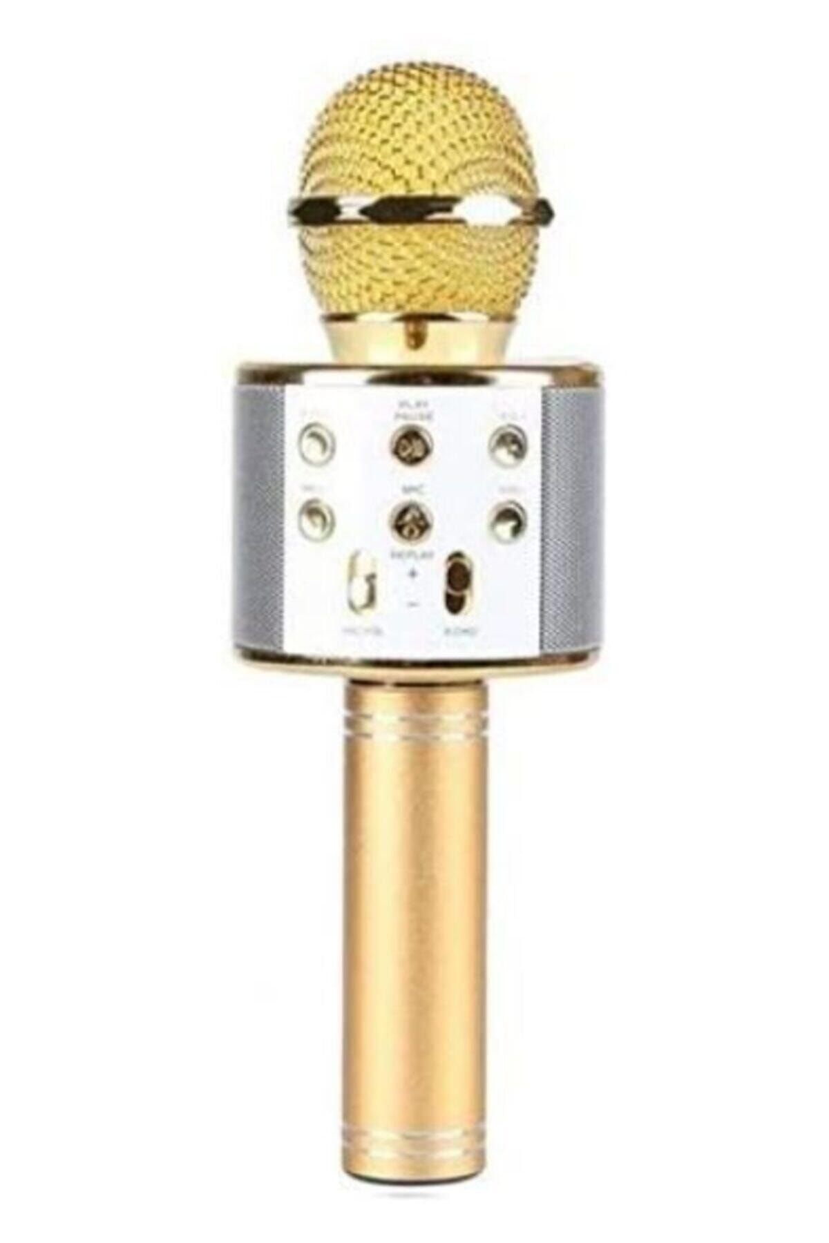 Piranha Xx-58- 7817 Gold Karaoke Mikrofon
