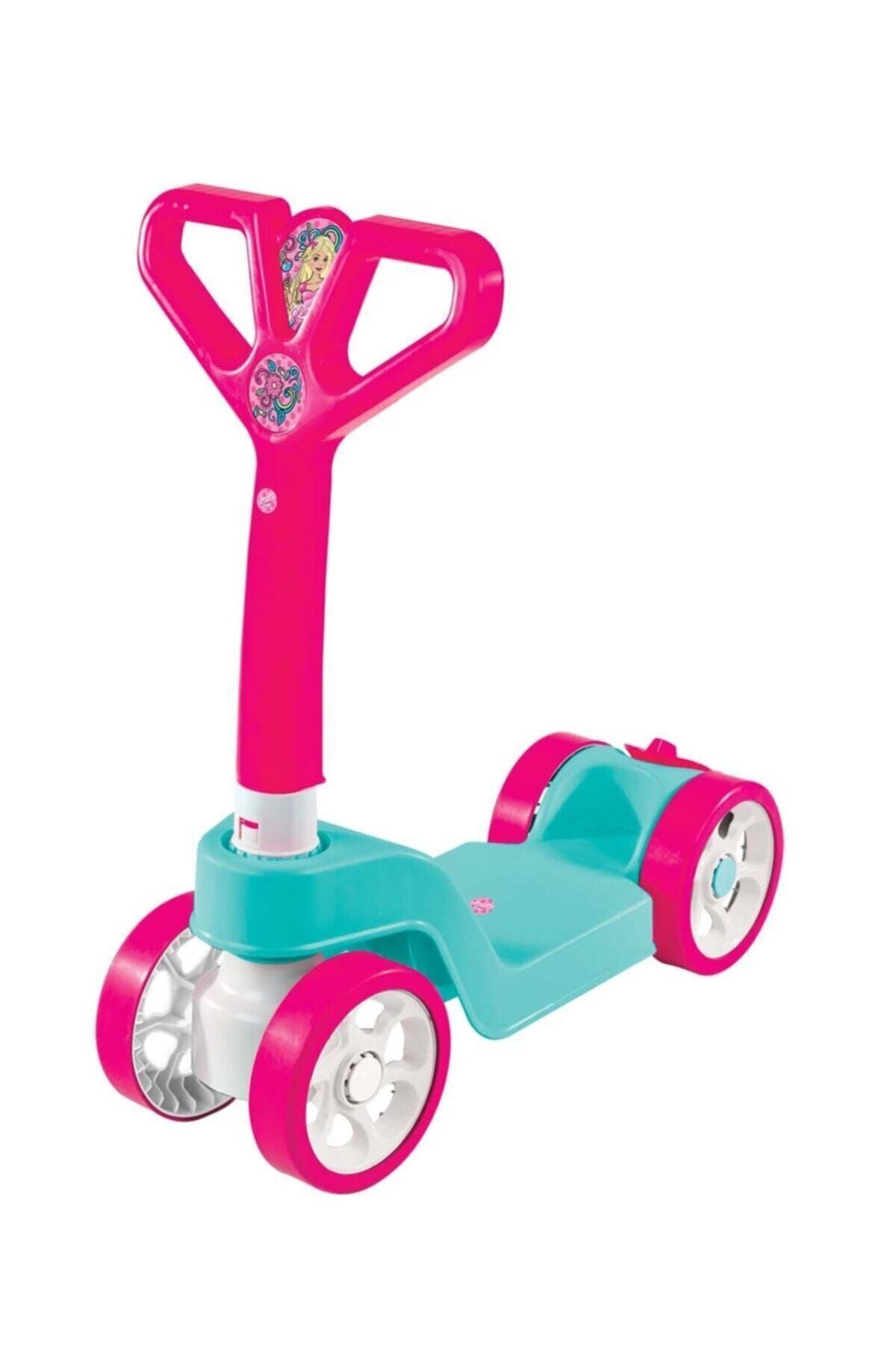 Linda Kız Çocuk Pembe 4 Tekerlekli Katlamalı Scooter