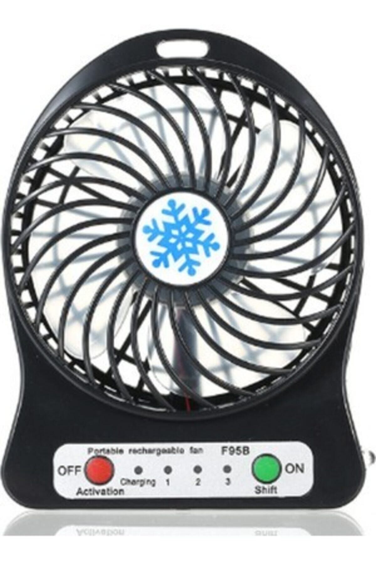 WINNBOSS Coverzone 3 Kademeli Şarjlı Masa Üstü Usb Mini Taşınabilir Vantilatör Fan
