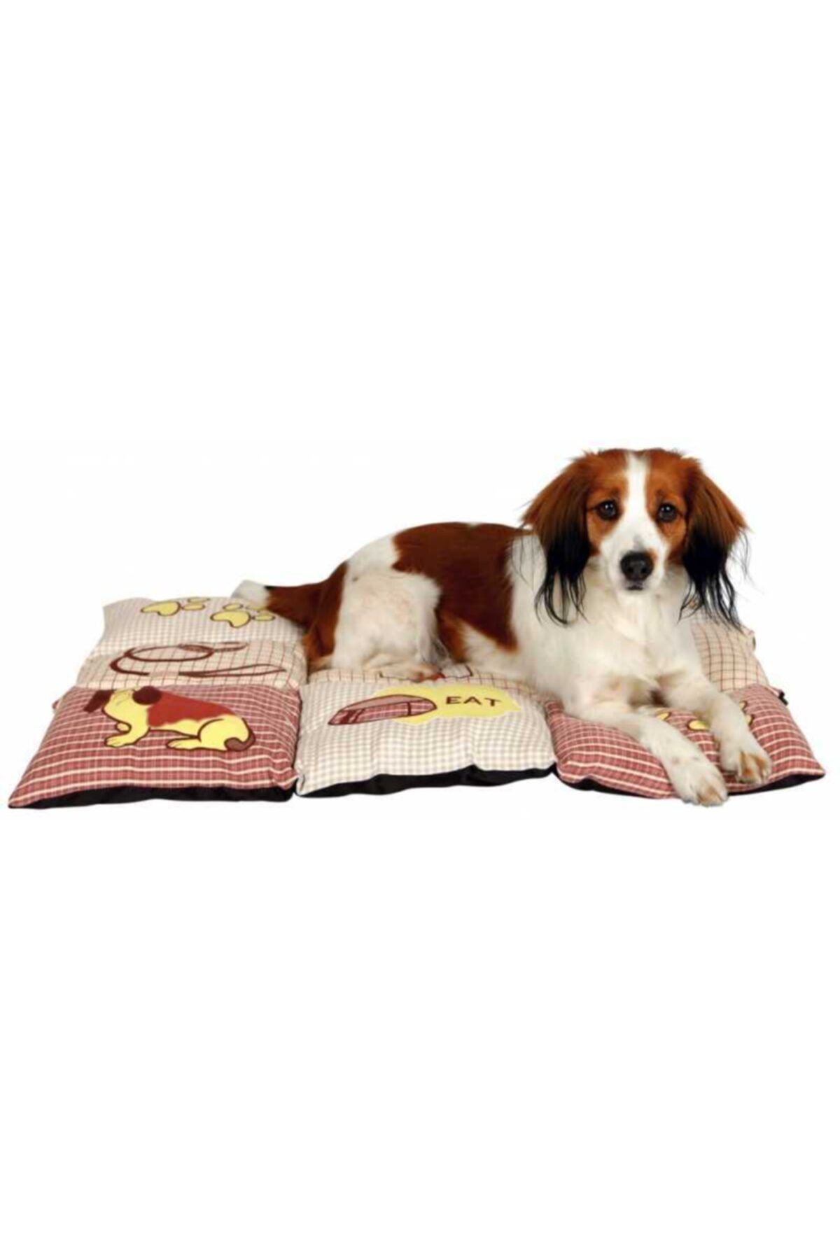 Trixie Köpek Yastığı Ve Yatağı 80x55cm Kırmızı/bej