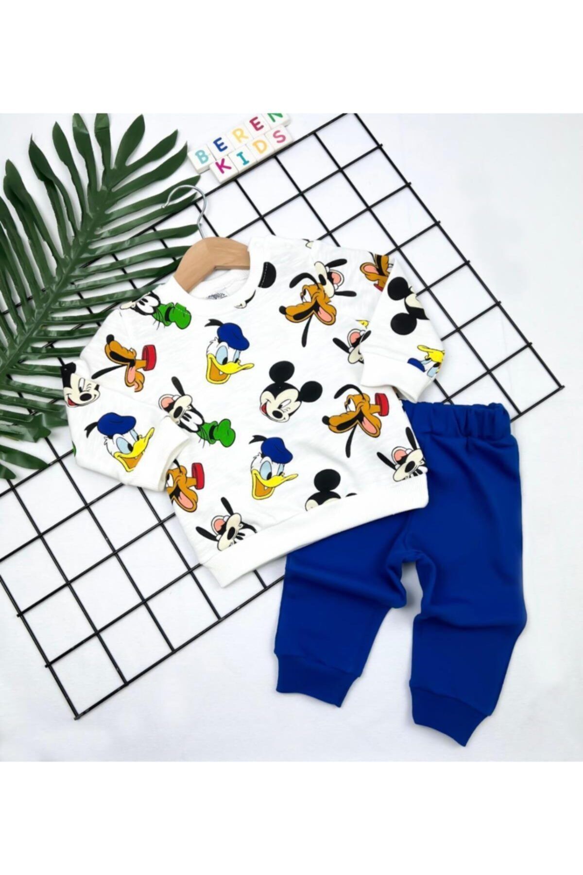 Beren Kids Özel Karakterler Baskılı Bebek Alt Üst Takım