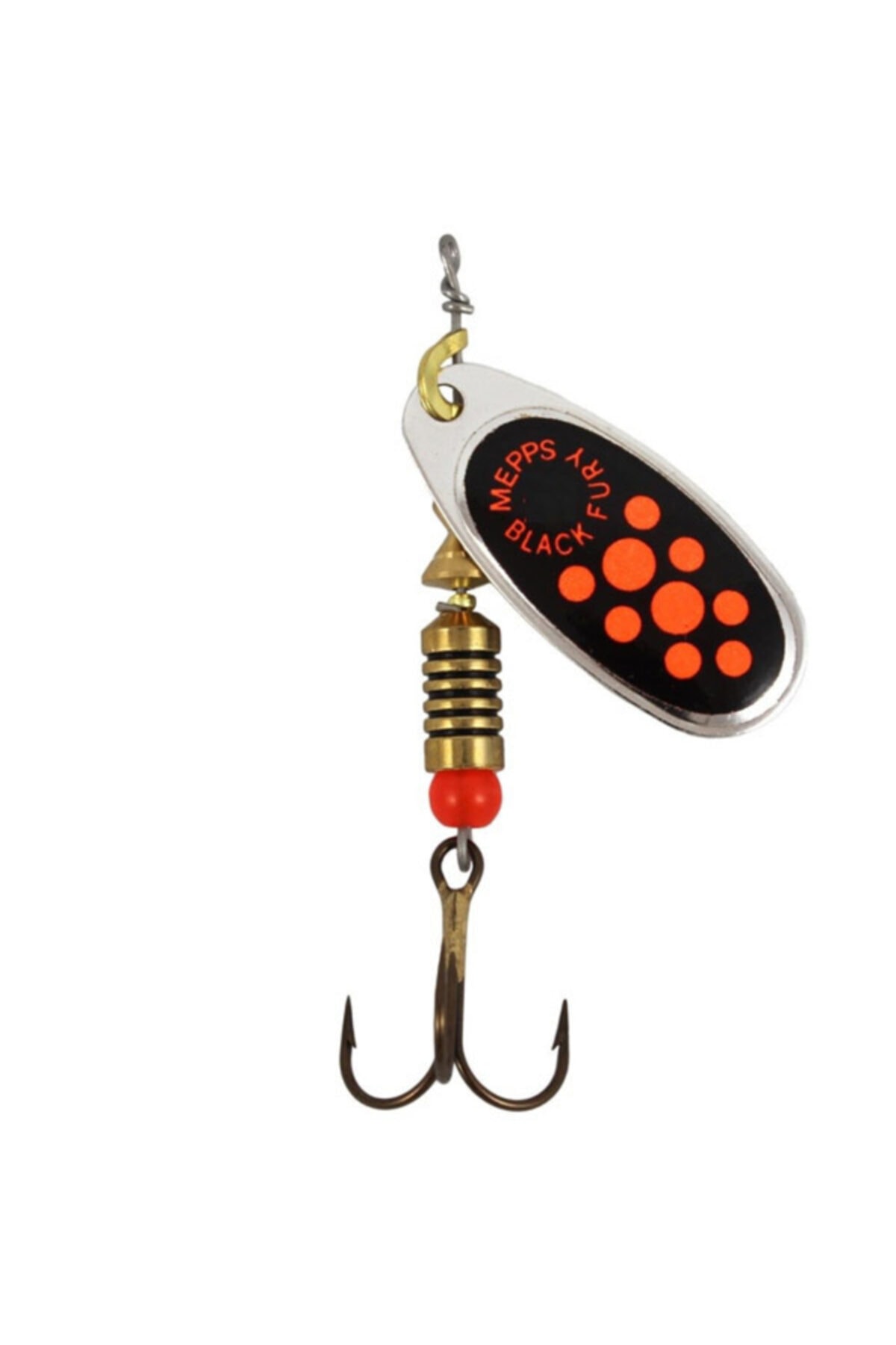 e life tasarım Mepps Black Fury Orange Gümüş-portakal No:3