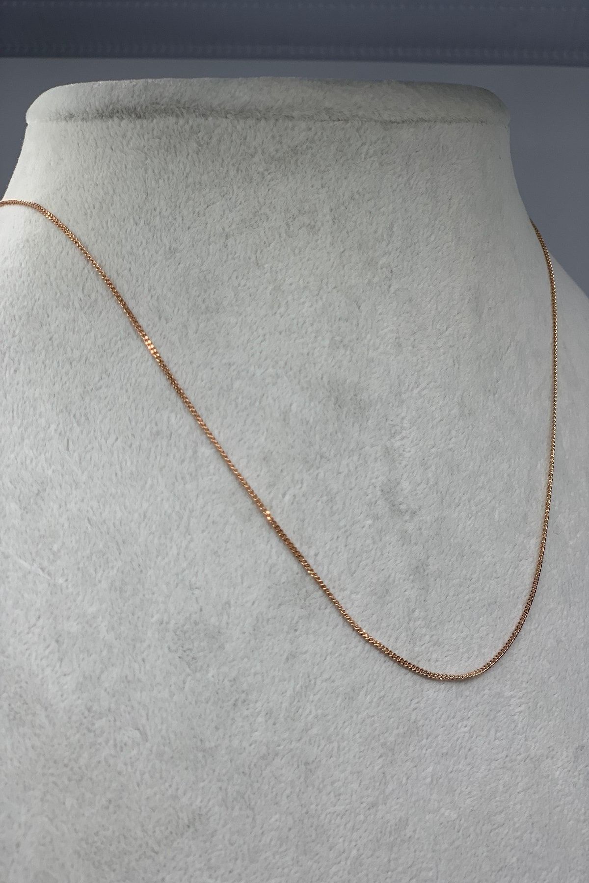 defnar takı Xupıng Jewelry Vip Kararmaz Kolye Italyan Zincir Kadın Kolye Bronz Renk 45cm Zincir Kolye