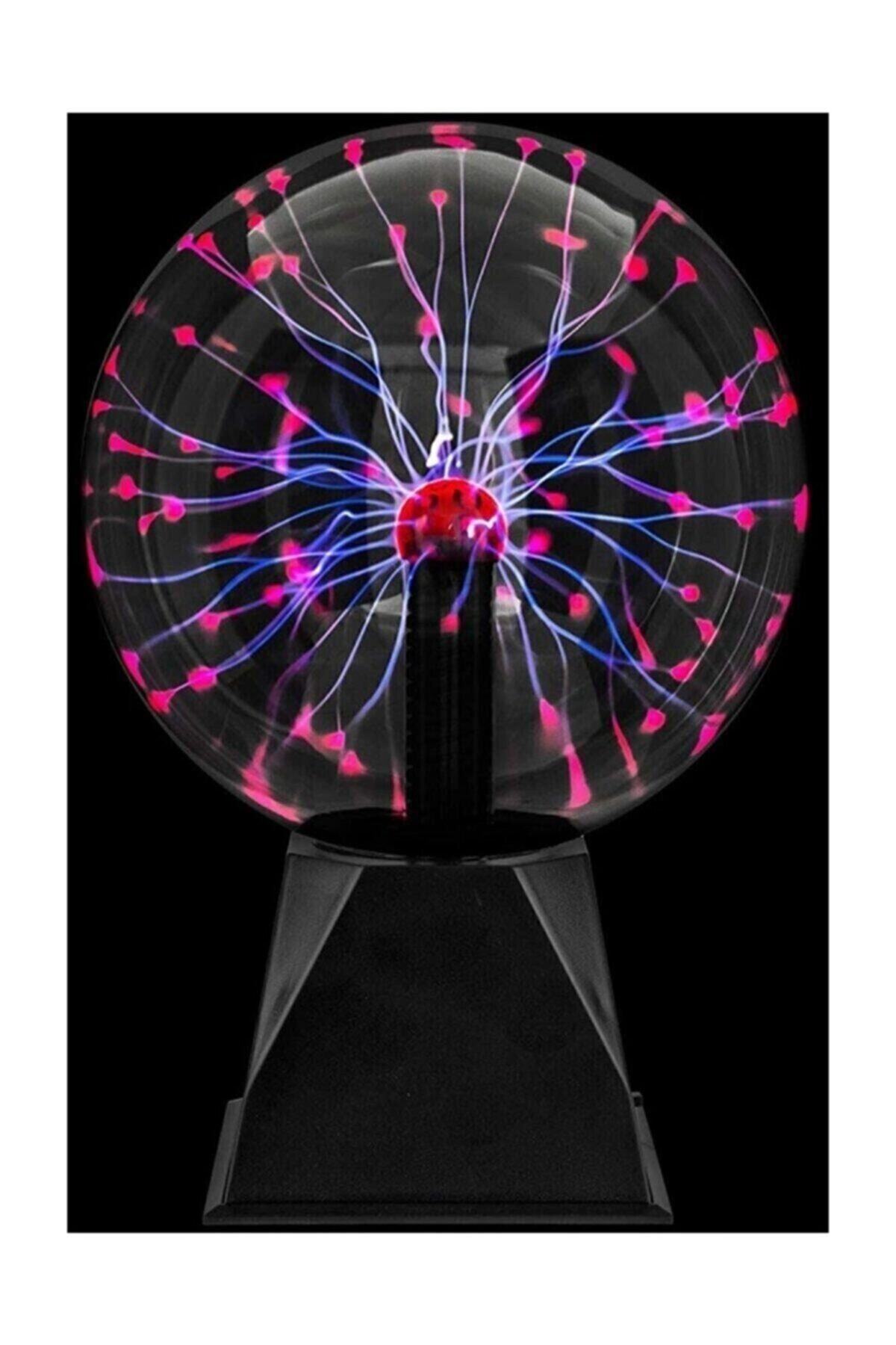 Jetcom Müzikli Gece Lambası Dokunmatik Tesla Küresi Plazma Lamba Işık Sihirli Küre Cadı Küresi