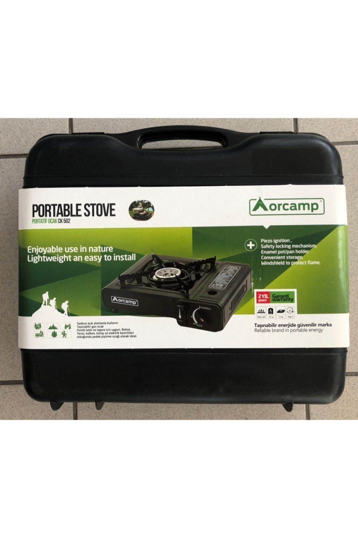Orgaz Tekli Portatif Ocak Plastik Çantalı Ck-501-1