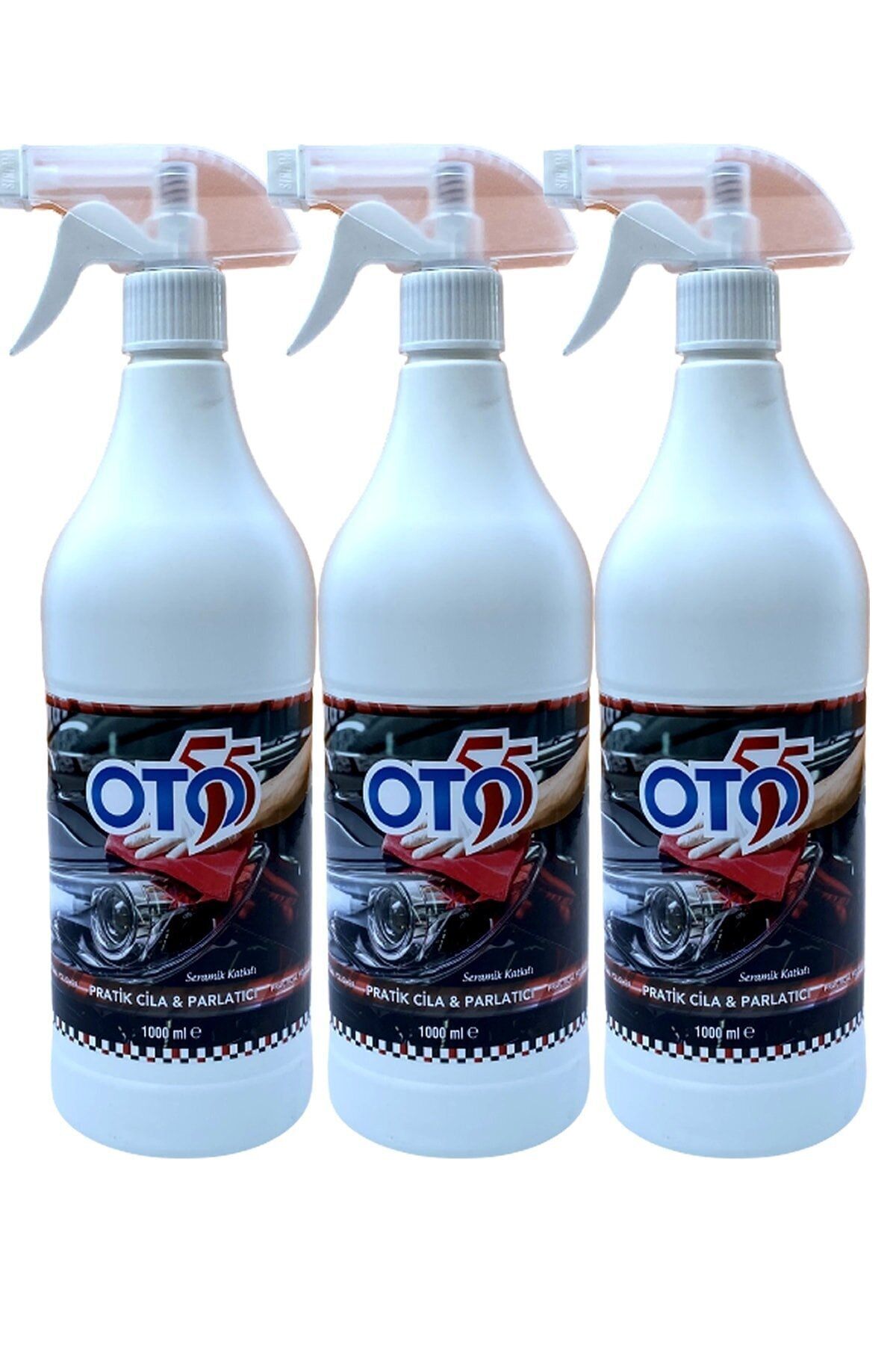 OTO55 Seramik Etkili Hızlı Cila 3 Adet 1000ml