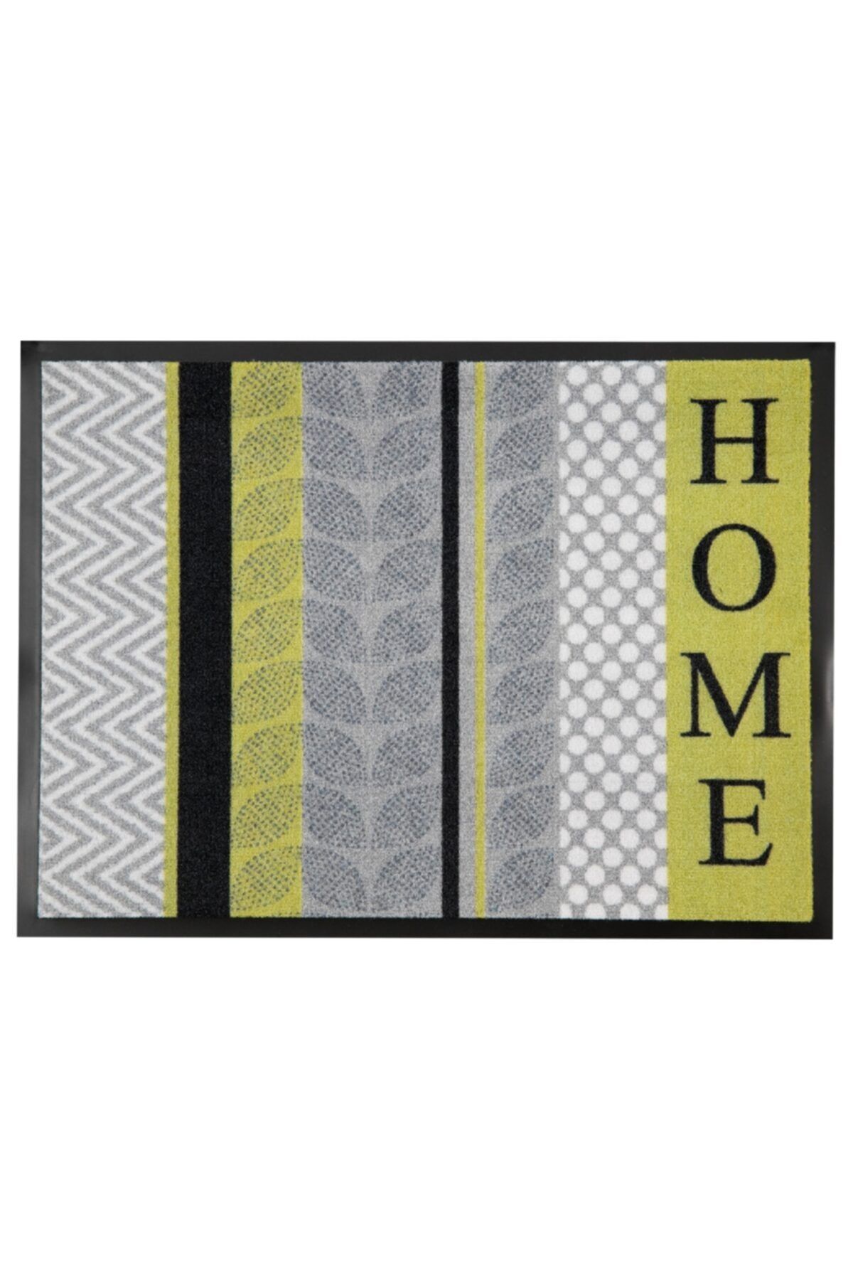 Herbert Weber Graphic Home Yıkanabilir Iç Ve Dış Ev Kapı Paspası 60x80 Nem Alıcı Ayakkabı Paspası
