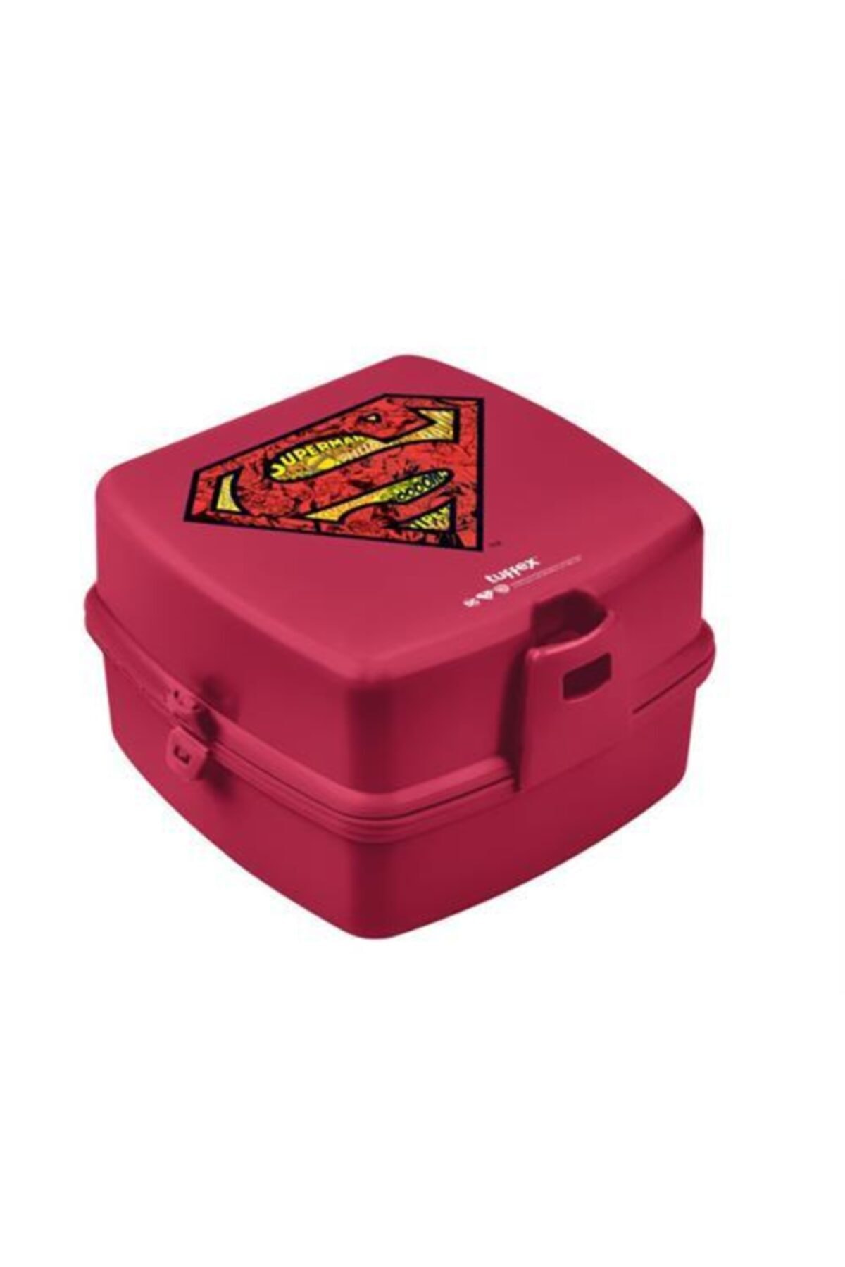 KaktüsKedi Superman Lisanslı 4 Bölmeli Beslenme Kutusu 6'lı Indirimli Paket
