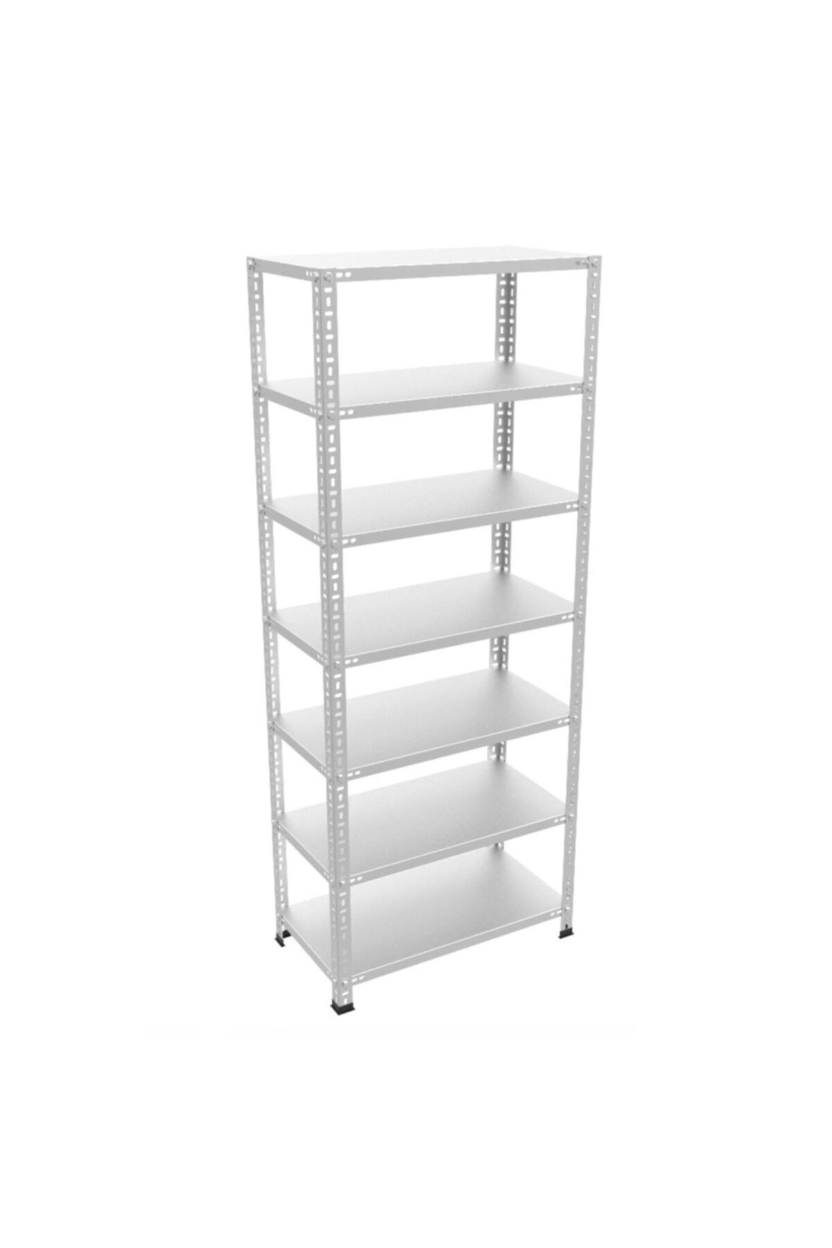 RafBurada 7 Katlı Galvaniz Çelik Raf 1.00 Mm-43x75-250cm