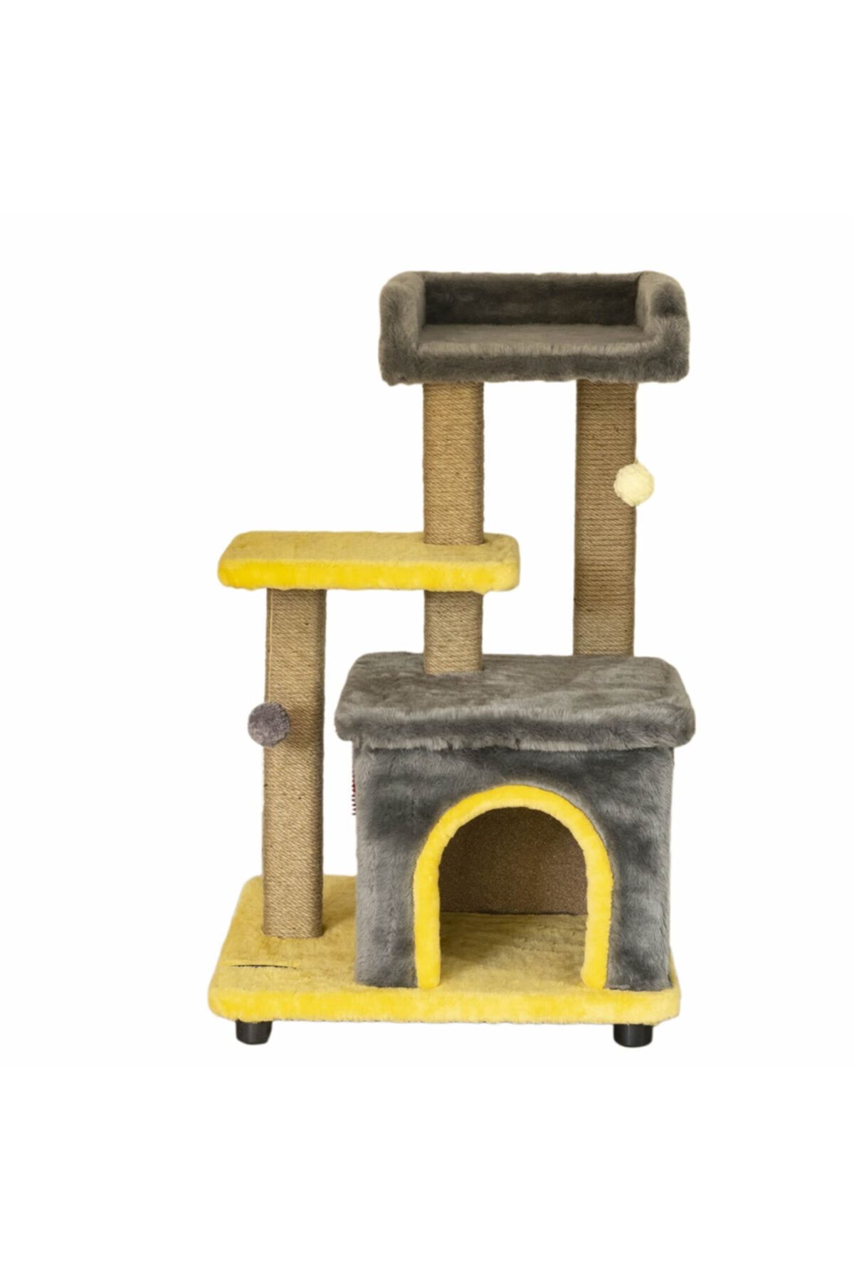 Woodsman Exclusive Cat Furnitures Jomon Sugi Kedi Oyun Evi Ve Tırmalama Kulesi