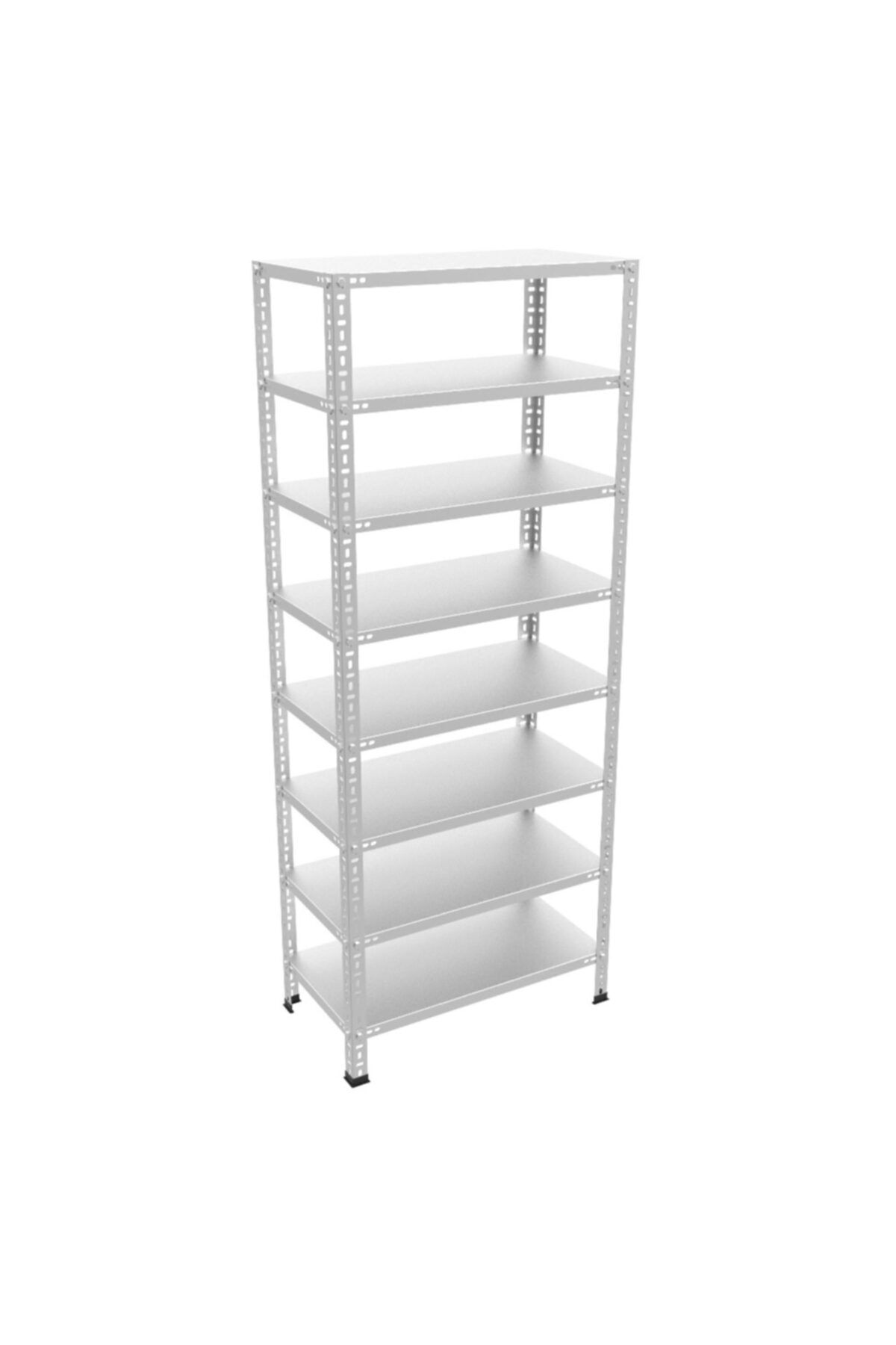 RafBurada 8 Katlı Galvaniz Çelik Raf 1.00 Mm-43x75-300cm