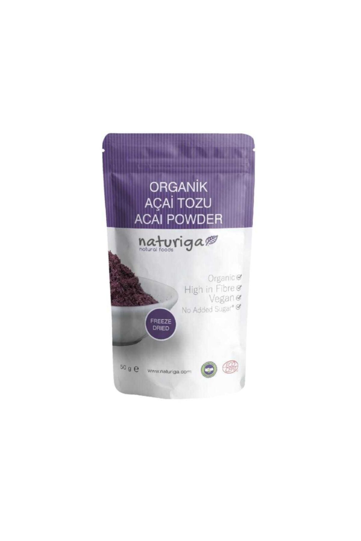 Naturiga Organik Açai Berry Tozu 50gr