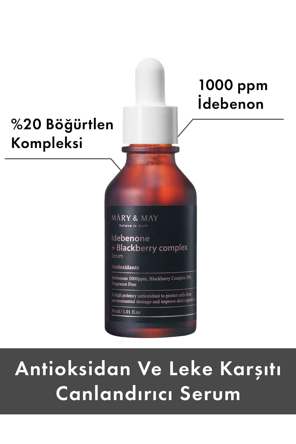 Mary & May Idebenone Blackberry Antioksidan Ve Leke Karşıtı Böğürtlen Içeren Canlandırıcı Serum