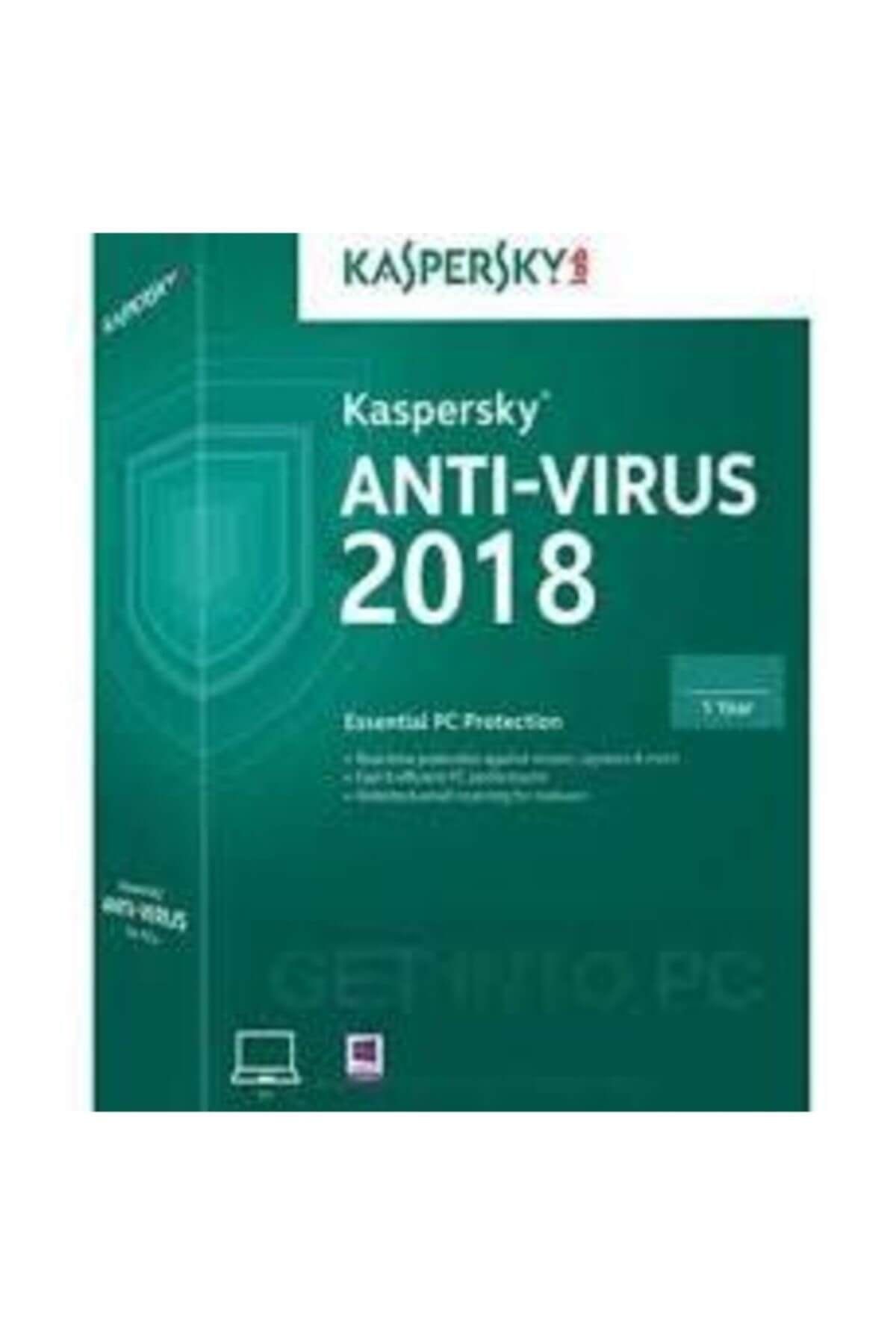 KASPERSKY Antivirüs 2018 Türkçe 2 Kullanıcı 1 Yıl