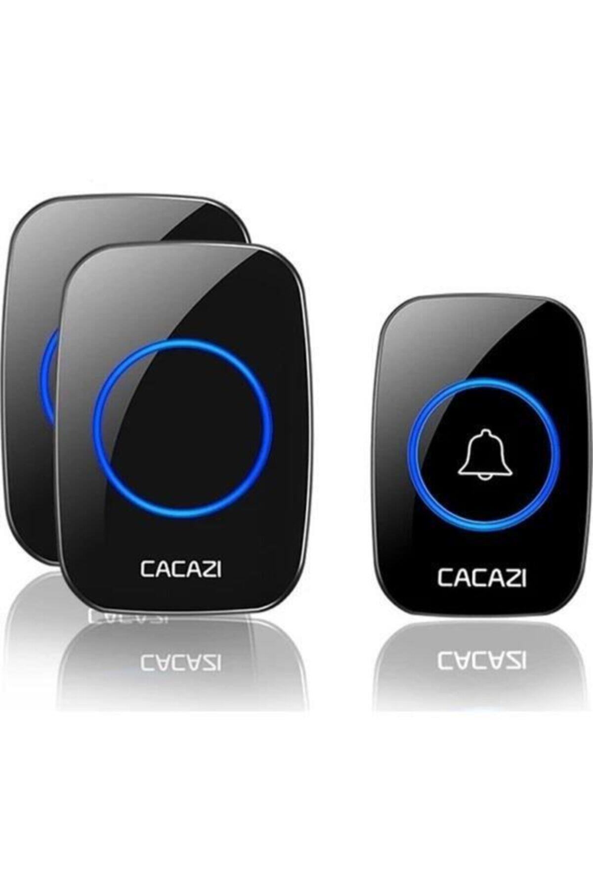 DailyTech Cacazi 2 Alıcılı 1 Buton Kablosuz Kumandalı Kapı Zili