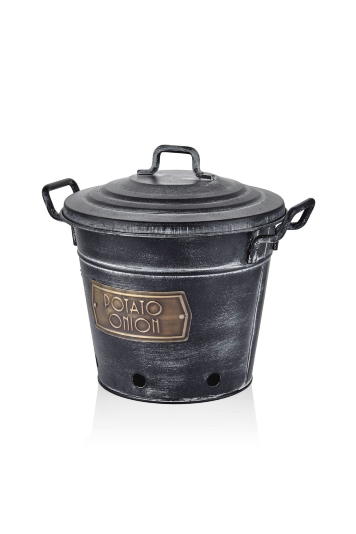The Mia Galvaniz Patates Soğan Saklama Kovası