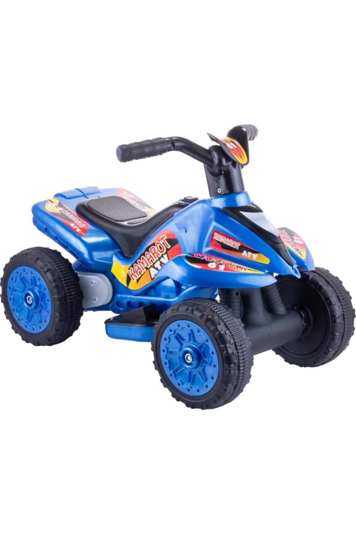 Kamarot 6v Akülü Atv Metalik Mavi Renk Yeni Seri