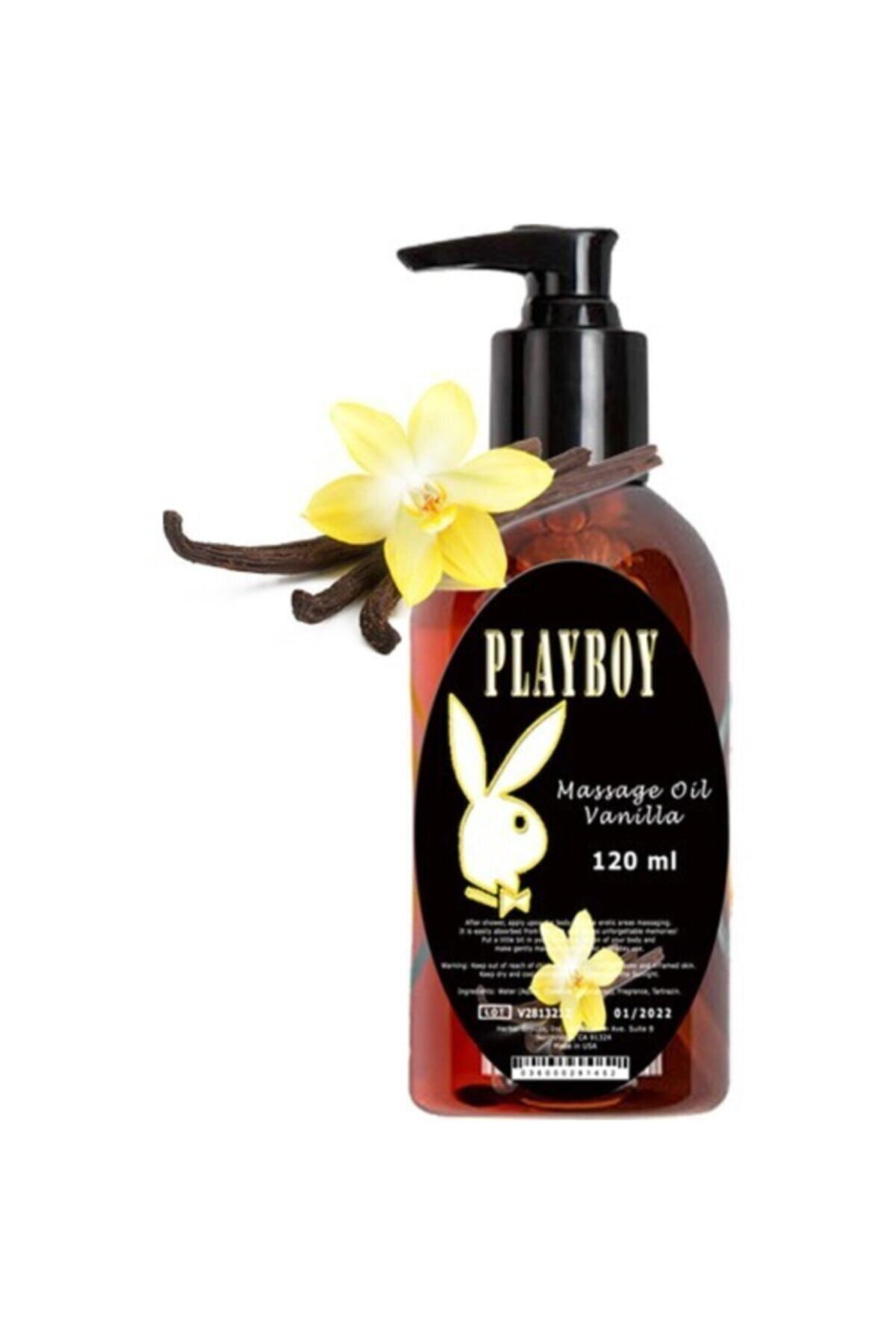 Eros Playboy Aromaterapi Massage Oil 120 ml Vanilya Aromalı Vücut Masaj Yağı