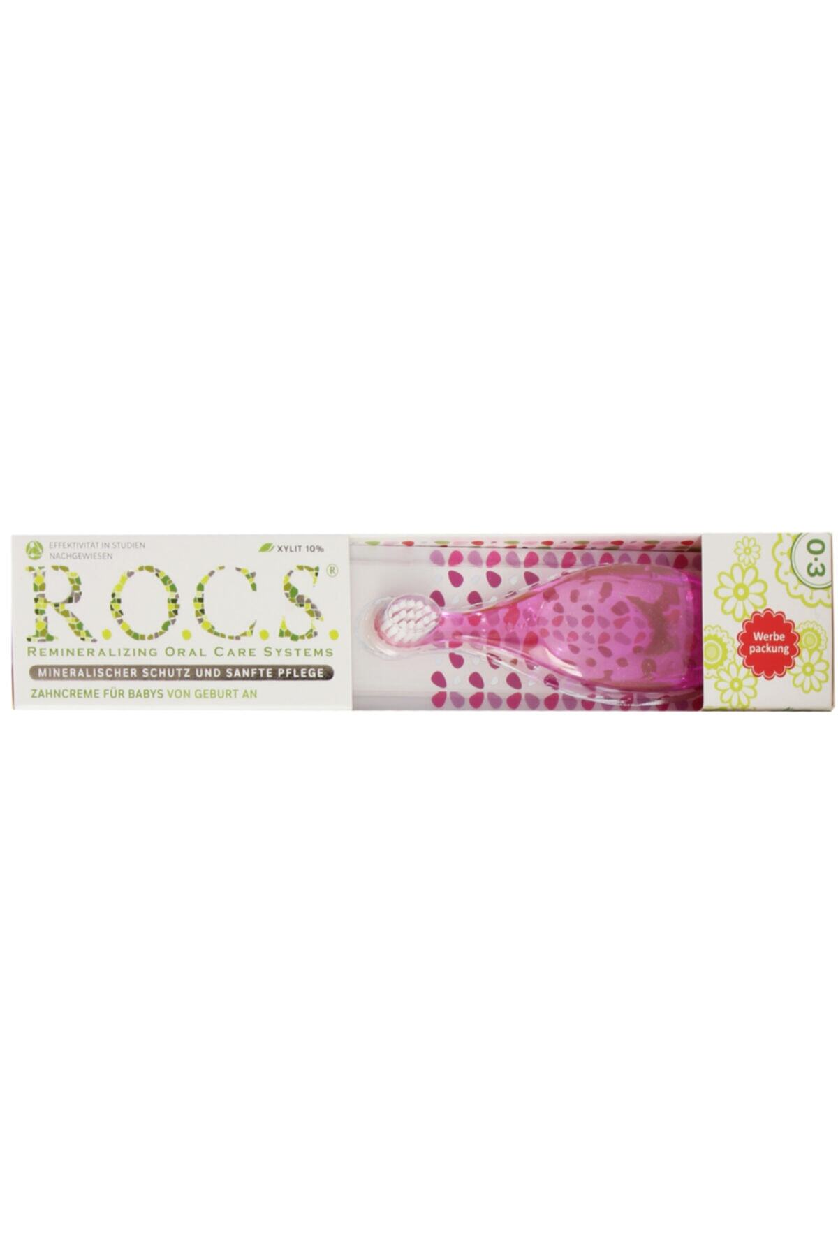 R.O.C.S. Rocs Baby 0-3 Yaş Arası Diş Macunu ve Diş Fırçası Seti
