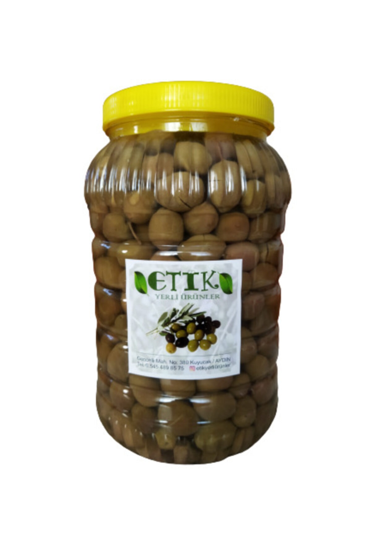 etik yerli ürünler Selçuk Cinsi Tatlanmış Kırma Yeşil Zeytin 3 Kg 2021-2022 Sezon Ürünü(AYDIN KUYUCAK YÖRESİ)