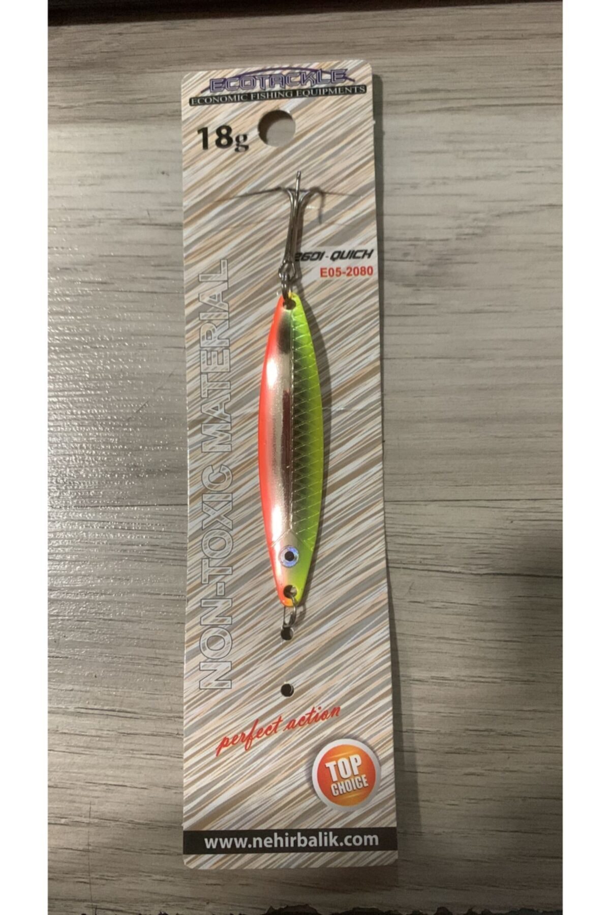 ECOTACKLE Ecorackle Lüfer Olta Kaşığı 18 G. Limon