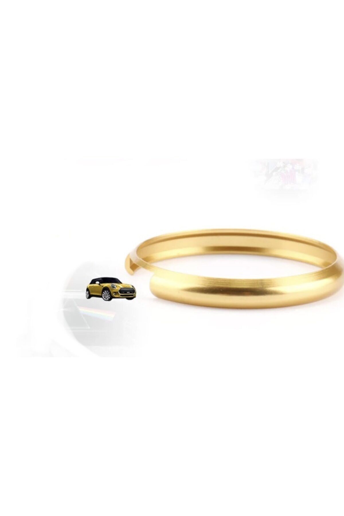 RoseTR Mini Cooper R Serisi Anahtar Kumanda Halkası Altın Renk Gold Bilezik Sarı Halka
