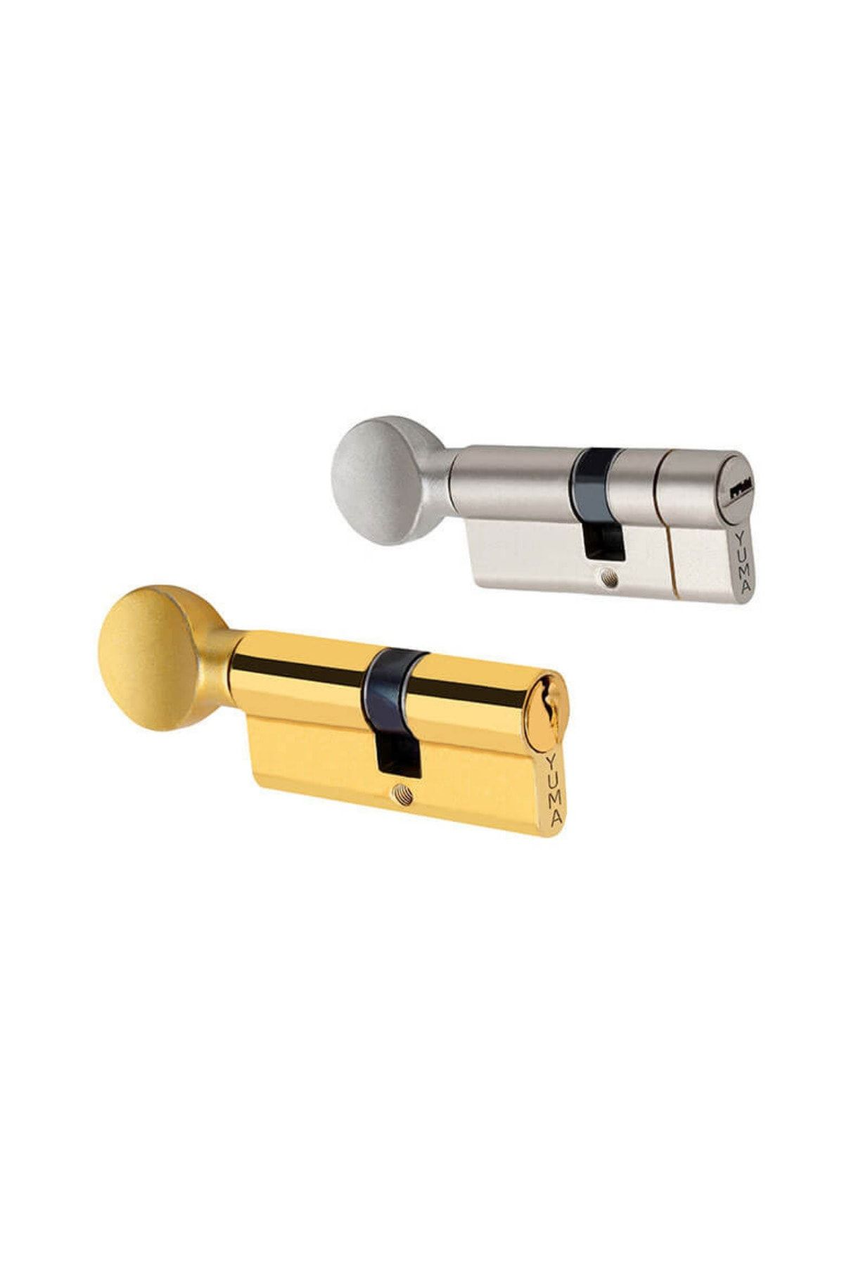 yuma kilit Yuma Standart Pirinç Mandallı Barel Seti-saten-tuzaklı ( 68mm )