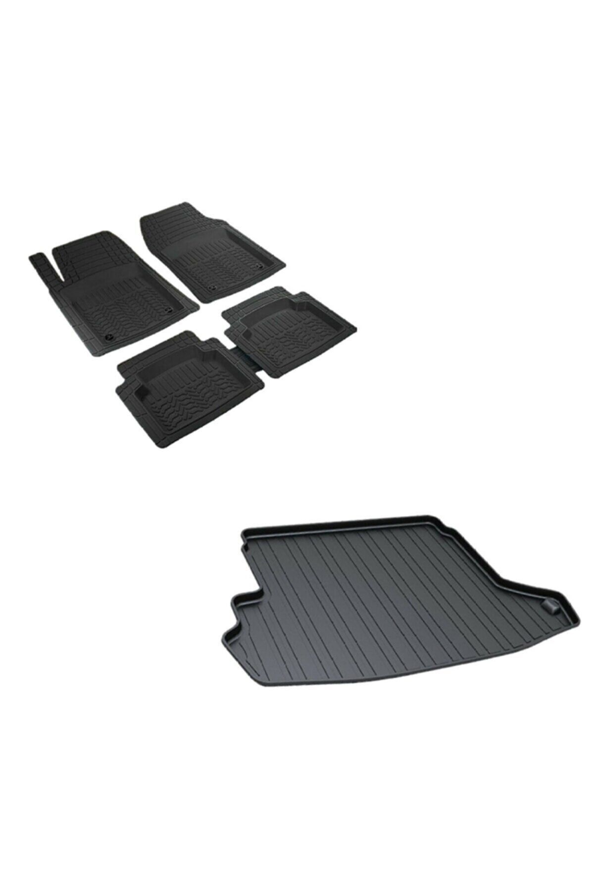PROMATS Opel Meriva 2012 Model 3d Bagaj Havuzu+3d Havuzlu Paspas Takımı