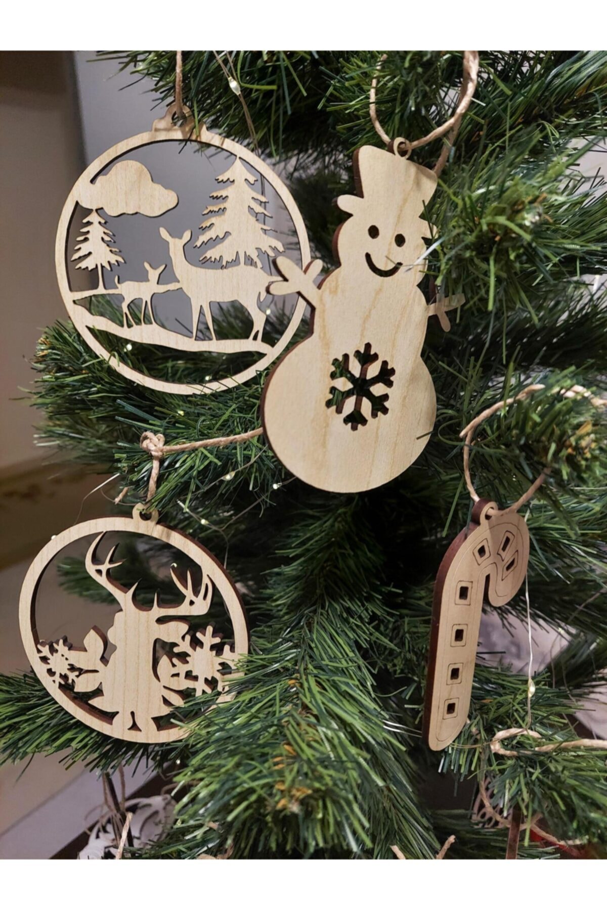 LAZER DÜNYASI Yılbaşı Çam Ağacı Süsü 14 Adet