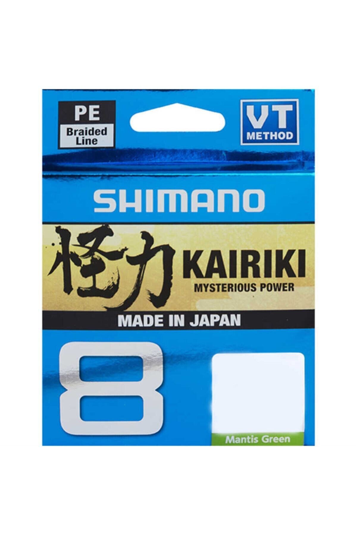 Shimano New Shımano Kairiki 8 Kat 300 m Mantis Green Ip Misina Kalınlık 0.16 mm ,10.3 kg Çeker Değeri