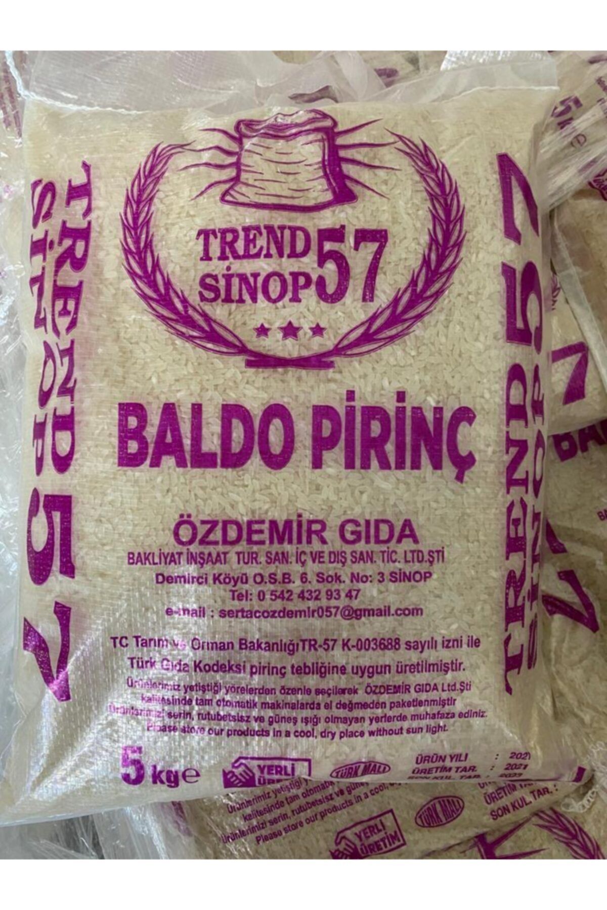 SİNOP PİRİNÇ Baldo Pirinç 5 kg