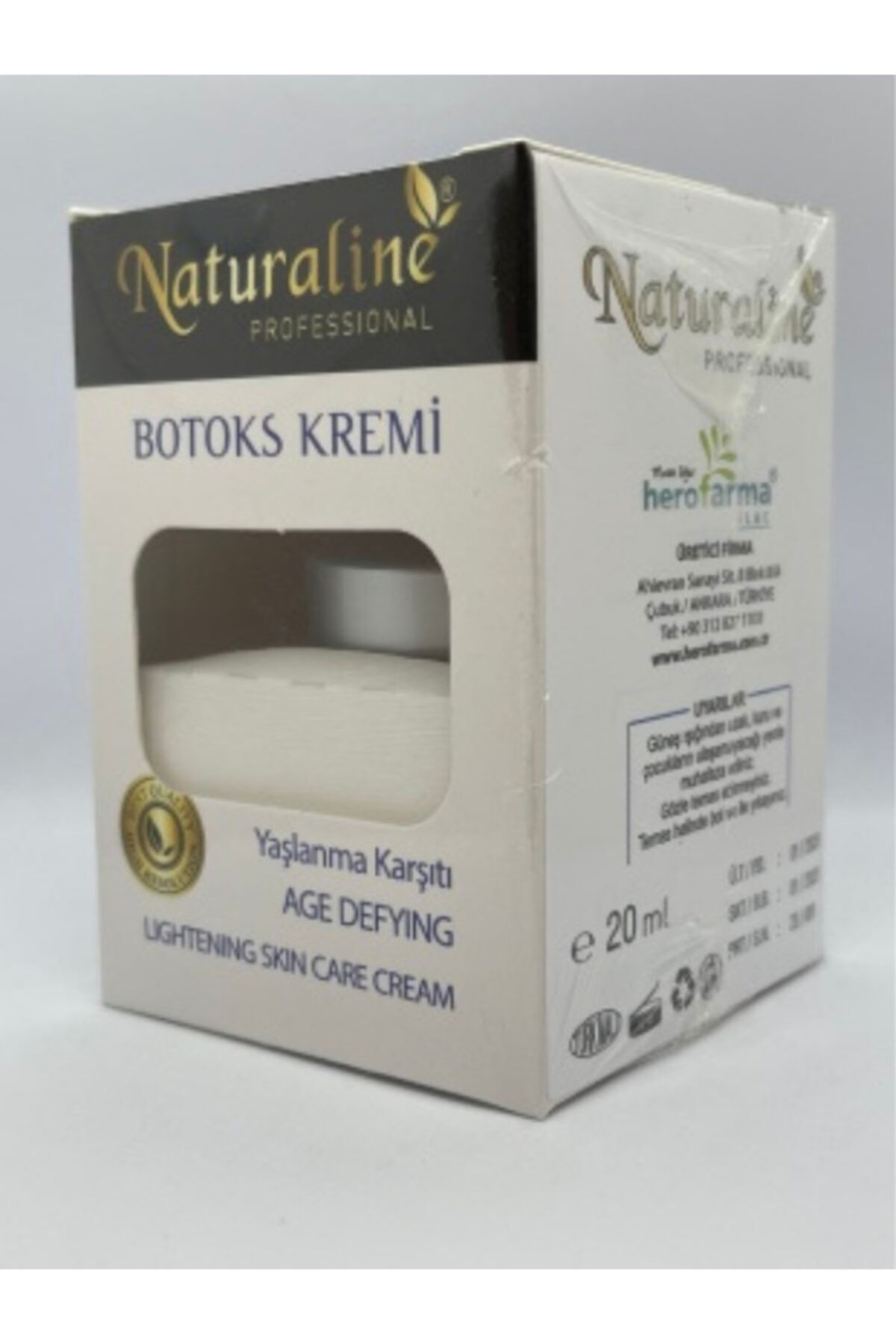 Naturaline Botoks Kremi Yaşlılık,kırışıklık Karşıtı