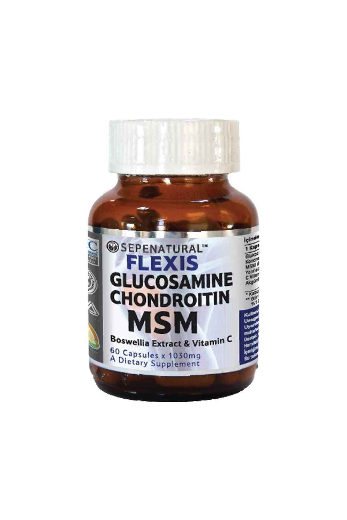 Sepe Natural Flexis Glukozamin Kondroitin MSM Boswellia Ekstresi C Vit. Kapsül