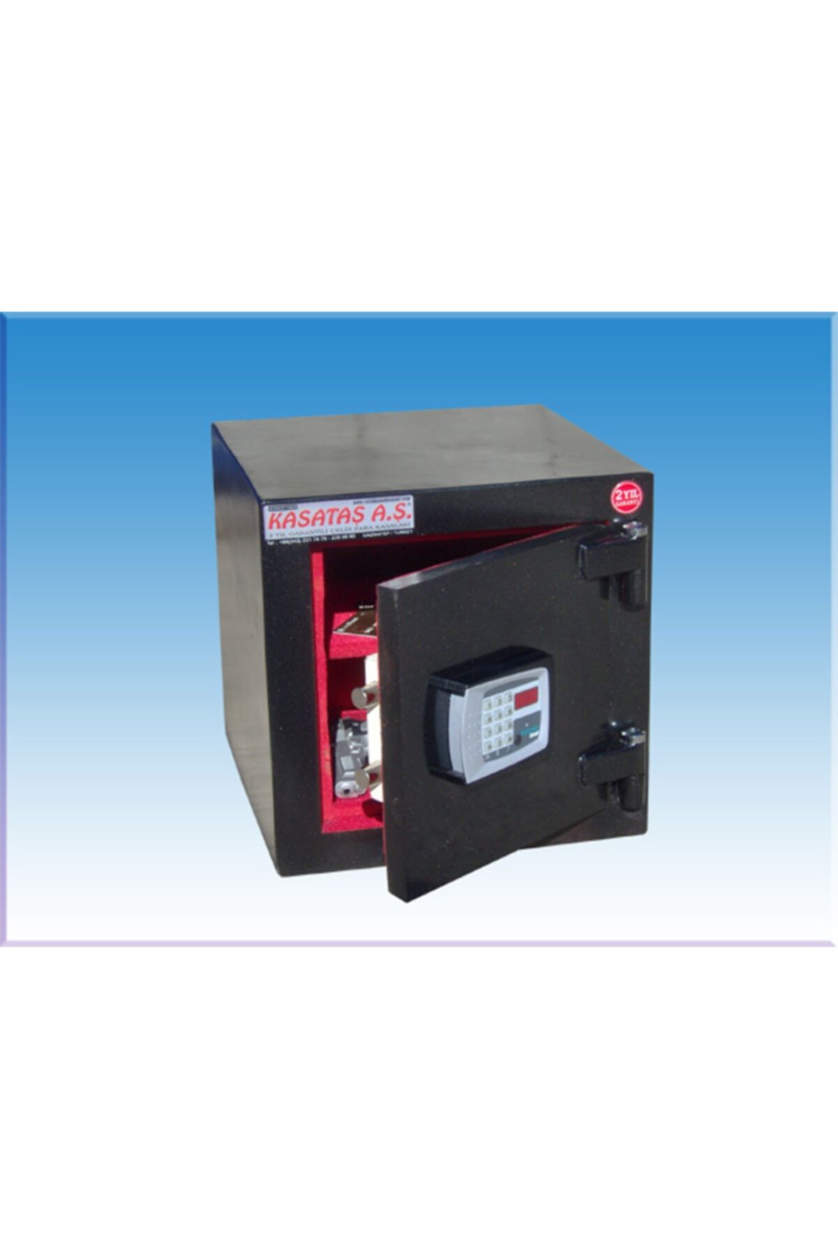 ÇELİK KASA DÜNYASI 00036e Süper Özel Tank Zırhlı Elektronik Şifreli Çelik Para Kasa