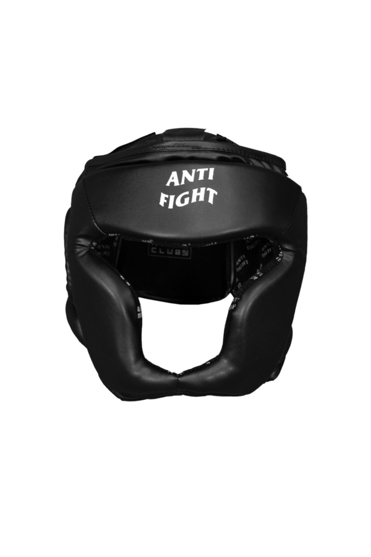 anti fight Boks Yanak Korumalı Siyah Kask- Kickboks - Muay Thai - Mma
