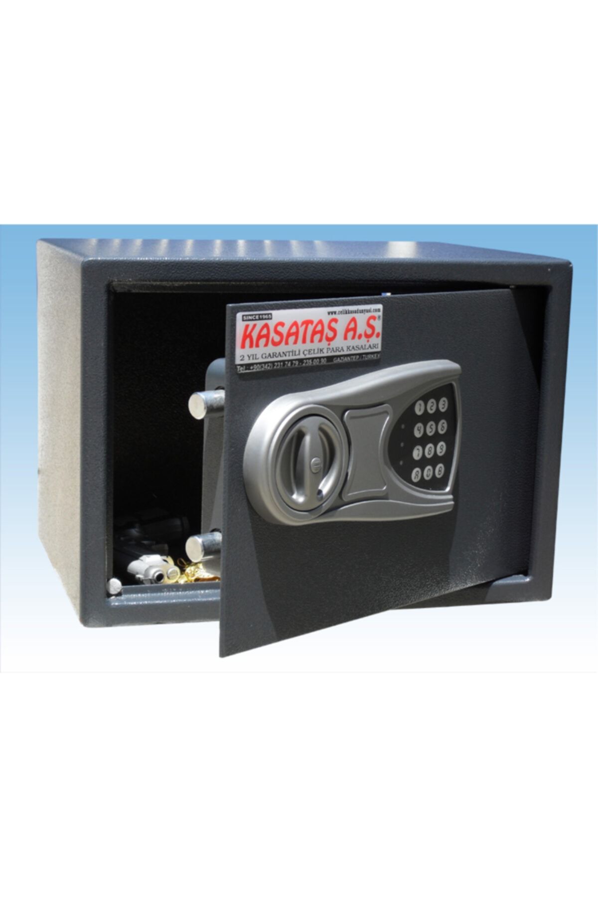 ÇELİK KASA DÜNYASI 0025iepr Eczane Tipi Elektronik Şifreli Acil Açma Anahtarlı Ç