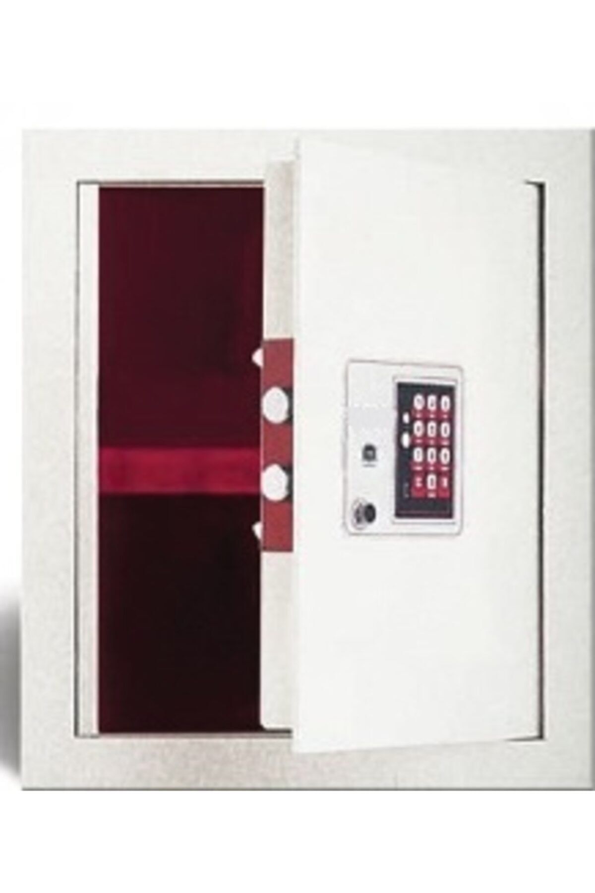 ÇELİK KASA DÜNYASI Ankastre Çelik Kasa Elektronik Şifreli Duvar Kasası 453514cm
