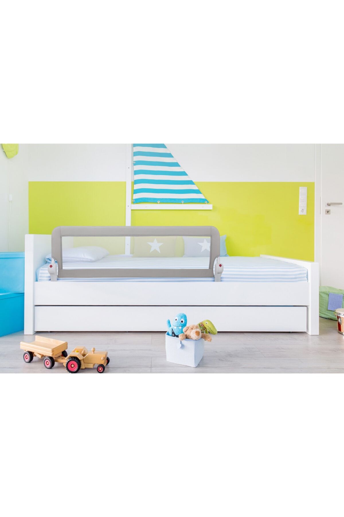 Mofy Baby 50 X 120 Cm Katlanır Yatak Bariyeri Korkuluğu Bebek Güvenlik