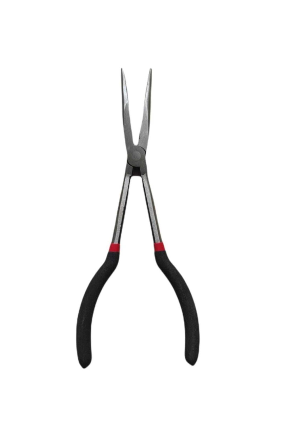 HakanTorna Uzun Eğri Kargaburun Pense 280 mm