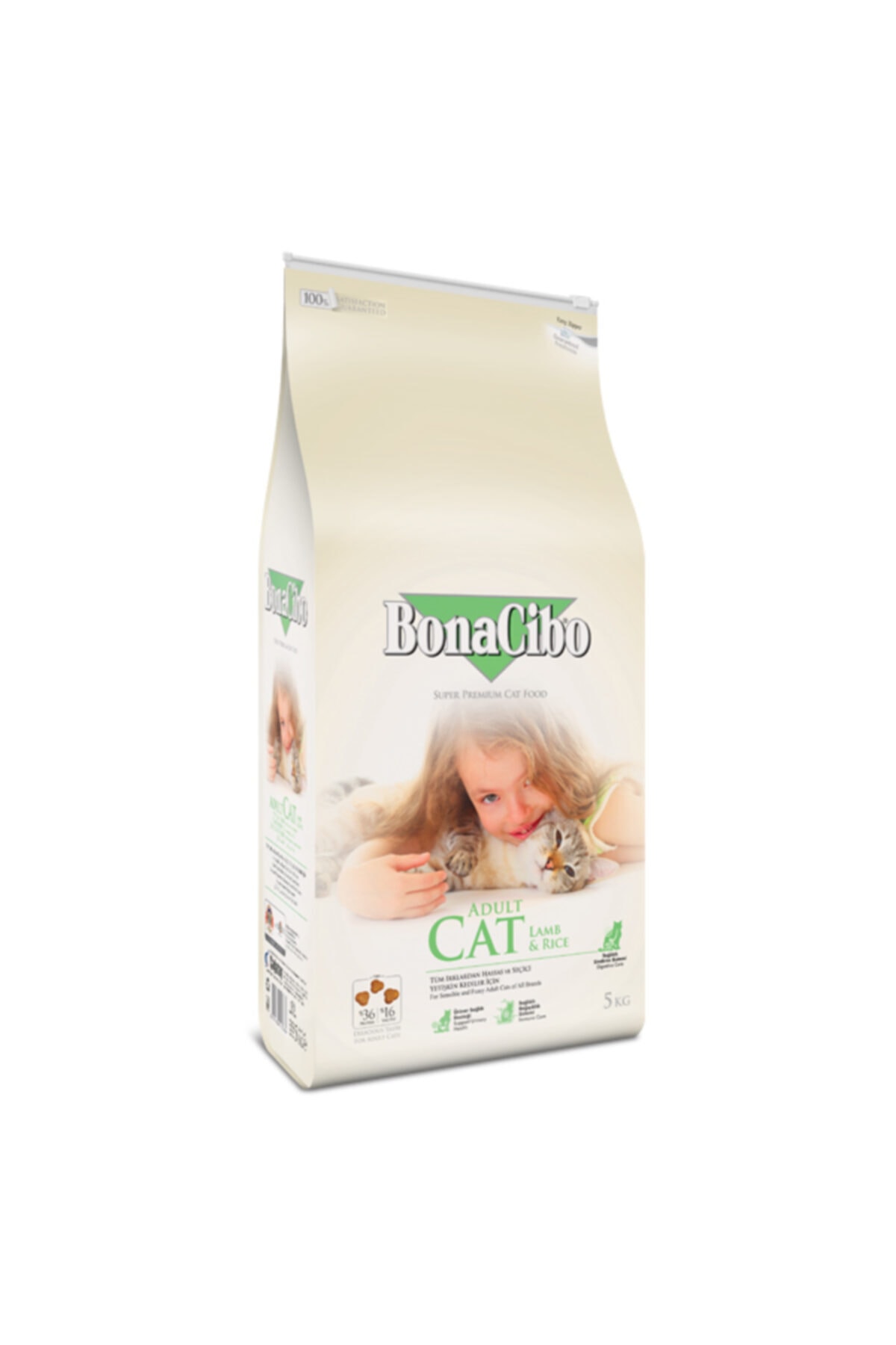 Durbuldum Bonacibo Adult Cat Lamb Rice Kuzulu Kedi Maması 2 Kg