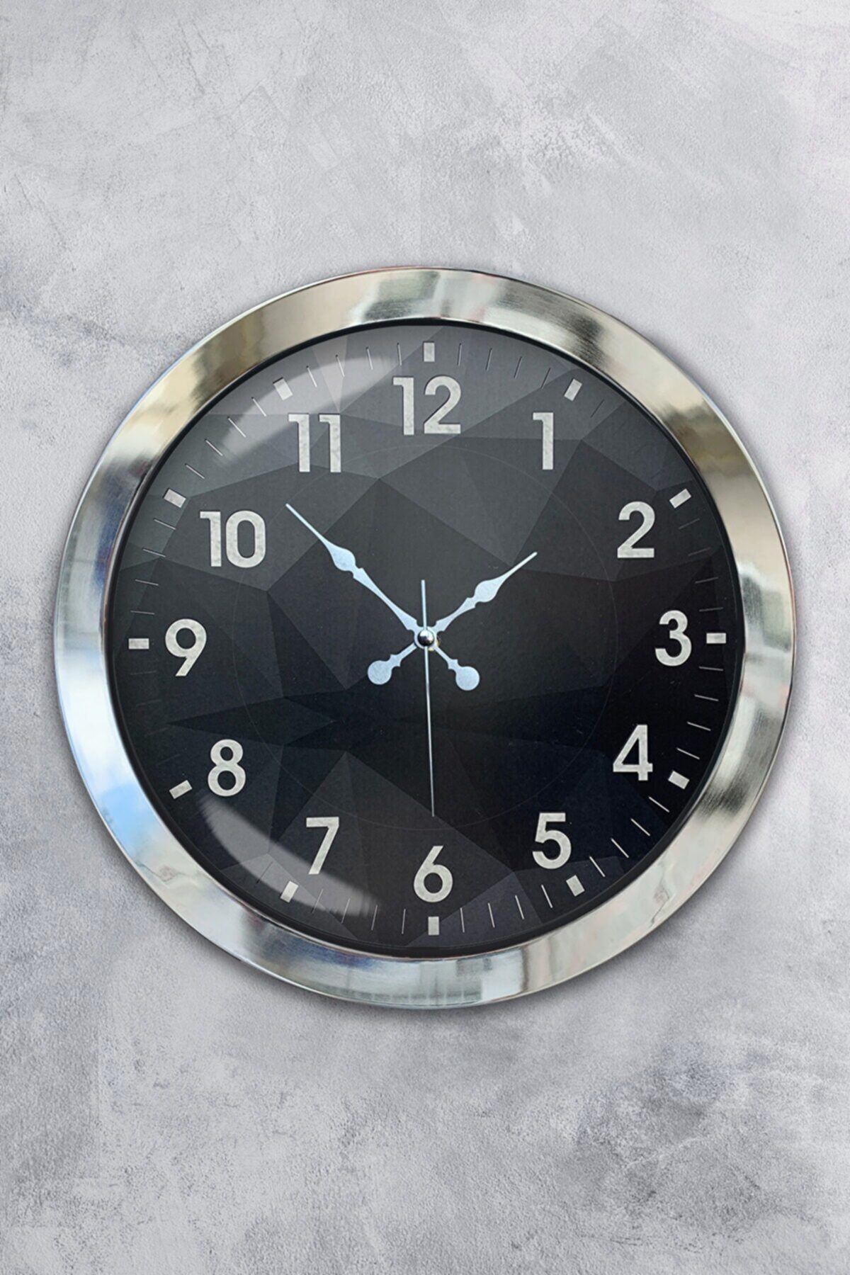 VeraConcept Dekoratif 36 Cm Krom Metal Modern Tasarım Duvar
